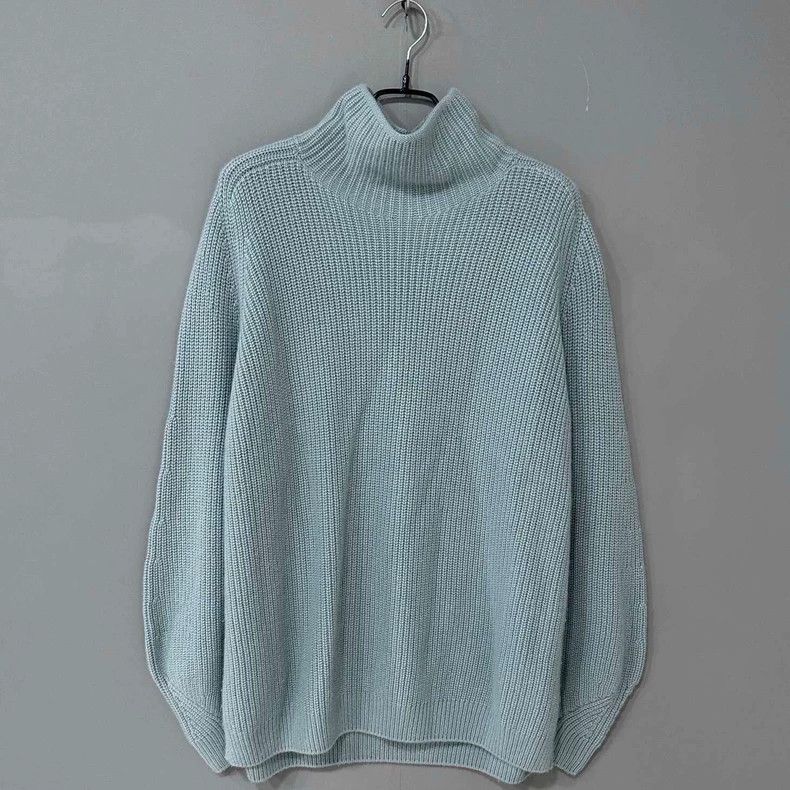Light Blue Loro Piana Baby Cashmere Sweater