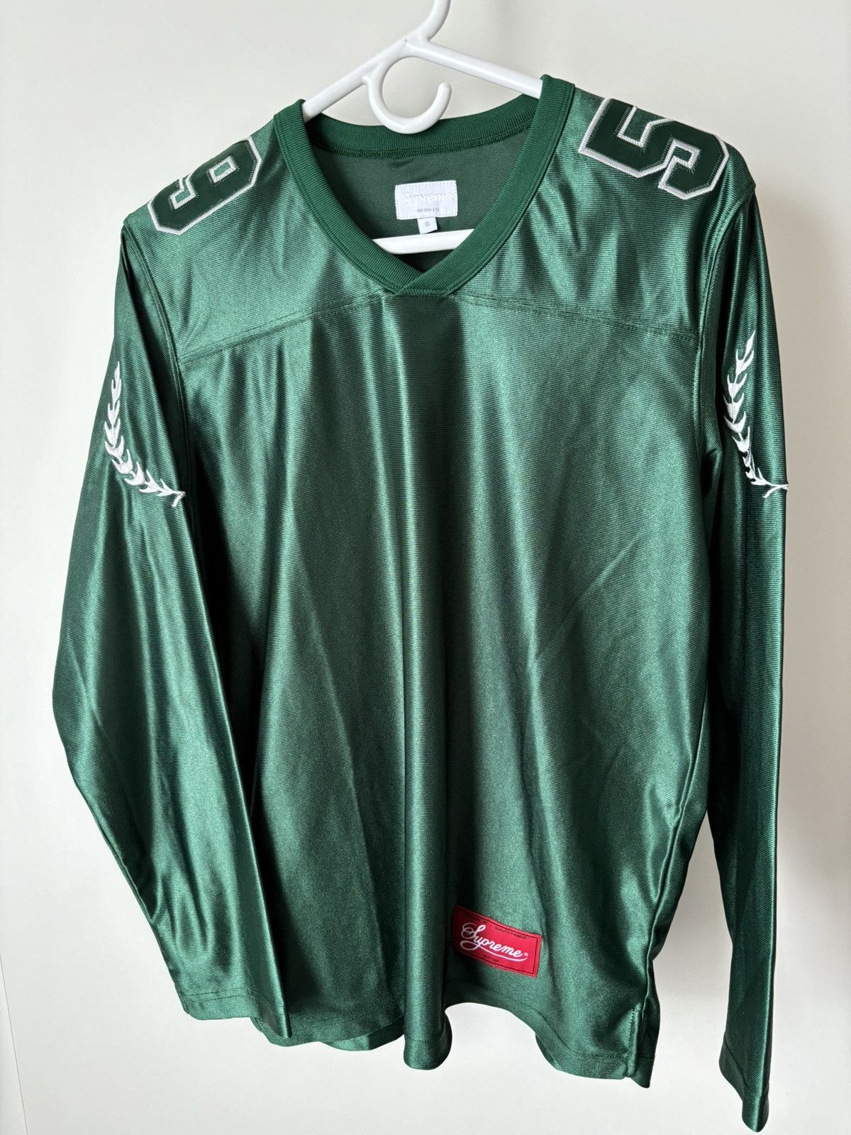 シャツ Supreme Split S/S Football Top Green M Supreme × Vintage Supreme Ribbed Knit Stripe L/S Top FW16 SZ