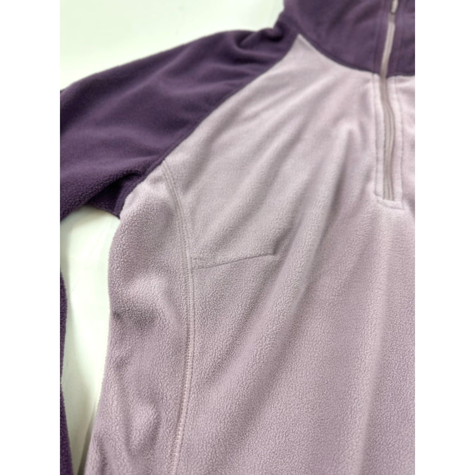 Vintage Columbia Sweatshirt Womens Small Purple Fleece 1/4 Zip Athletic Gym Sportswear Size S / US 4 / IT 40 - 4 Thumbnail