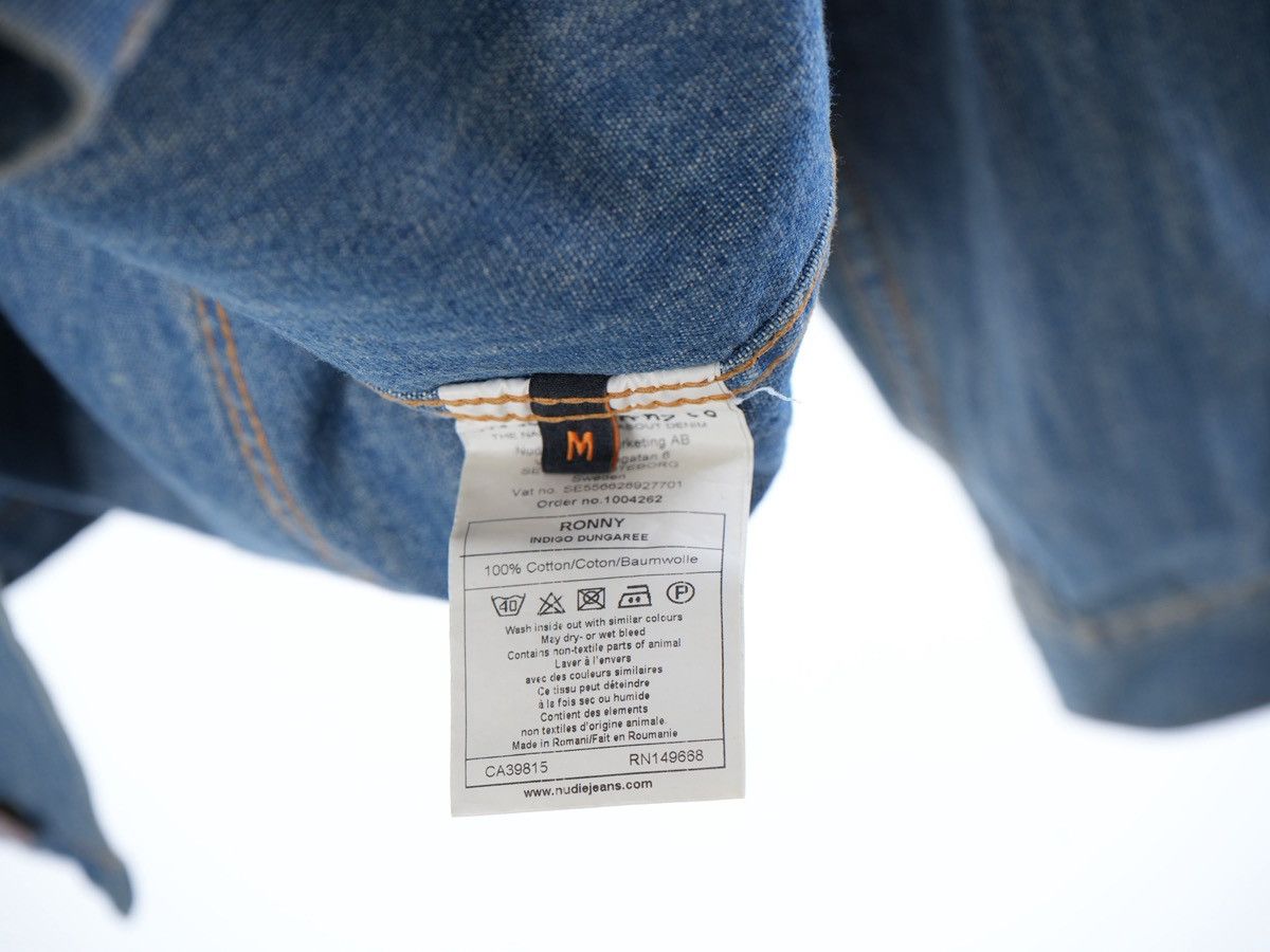 Nudie Jeans NUDIE JEANS JACKET RONNY Indigo Dungaree Size M Size US M / EU 48-50 / 2 - 5 Thumbnail
