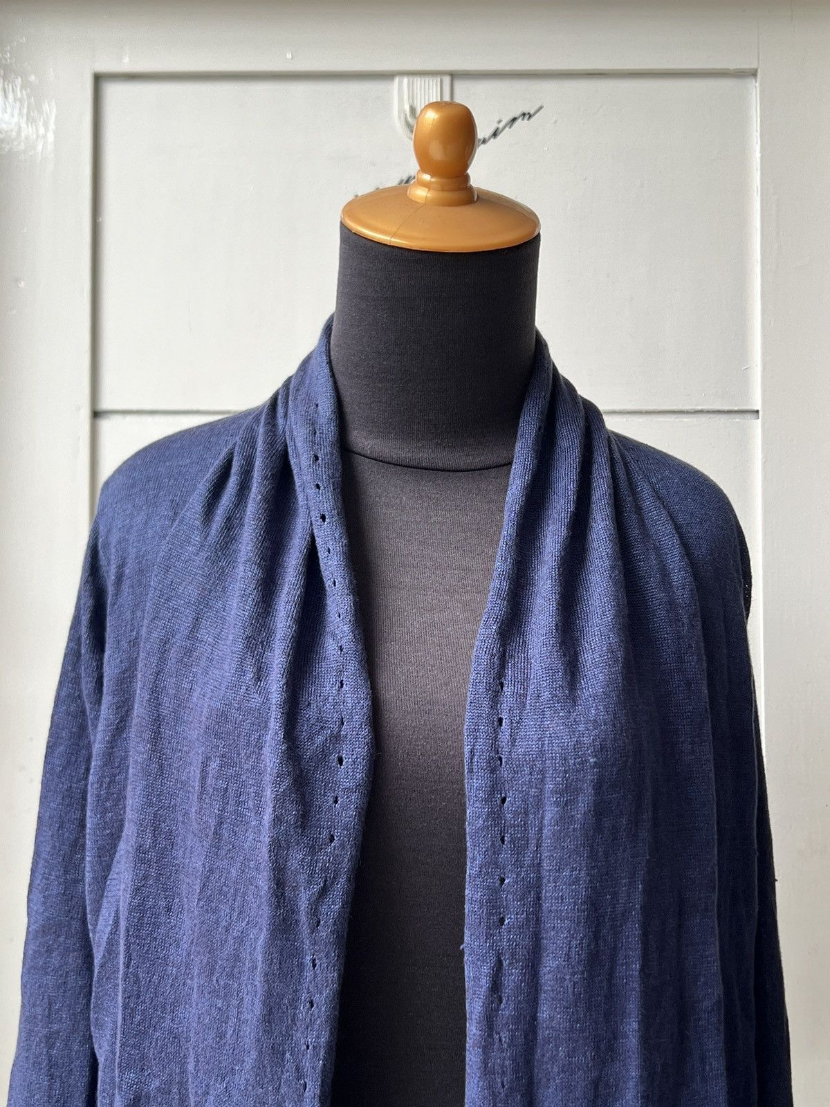 Yohji Yamamoto Y'S FOR LIVING Yohji Yamamoto Blue Cardigan Size US L / EU 52-54 / 3 - 15 Thumbnail