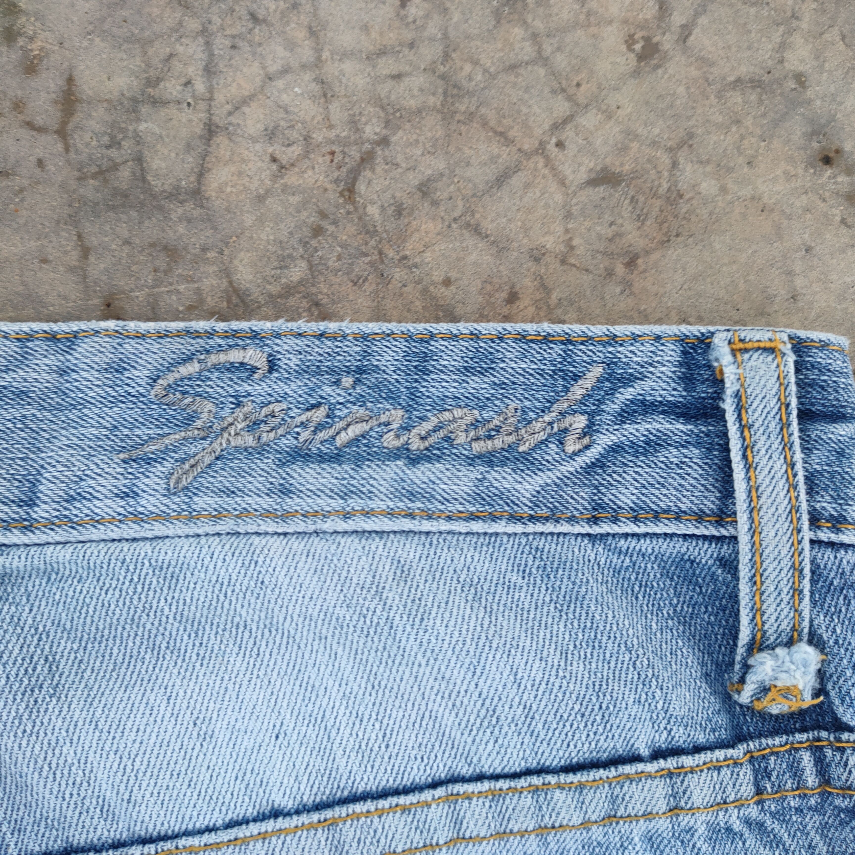 Art Comes First × Japanese Brand × Jean VINTAGE SPINASH SKULL JEANS DENIM PANTS Size US 34 / EU 50 - 13 Thumbnail
