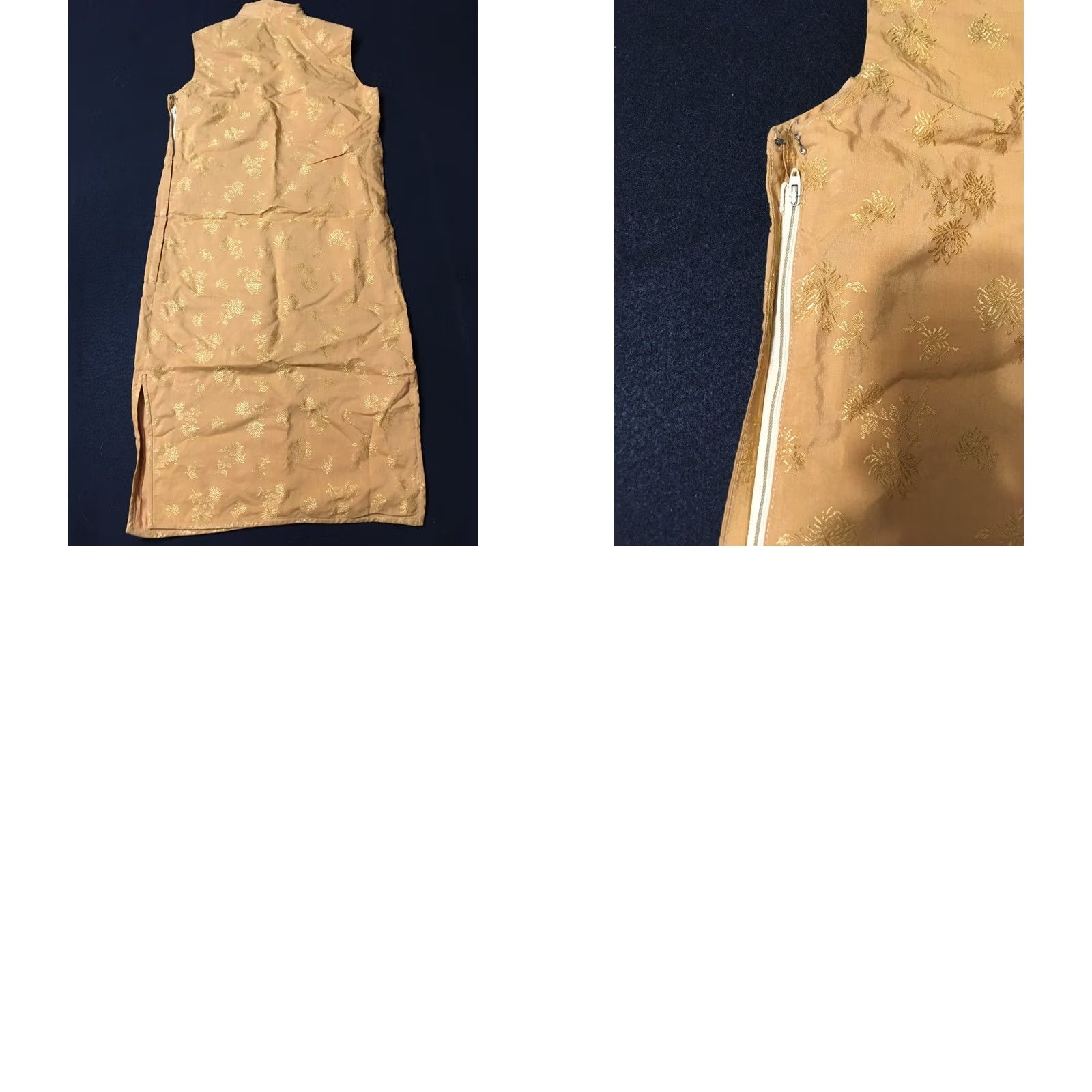 Paradise paradise Women Vintage 80s Hawaiian Maxi Dress sleeveless floral gold mustard M bohemian retro 60s 70s 80s Beach flowy dress Womens Size M / US 6-8 / IT 42-44 - 8 Thumbnail