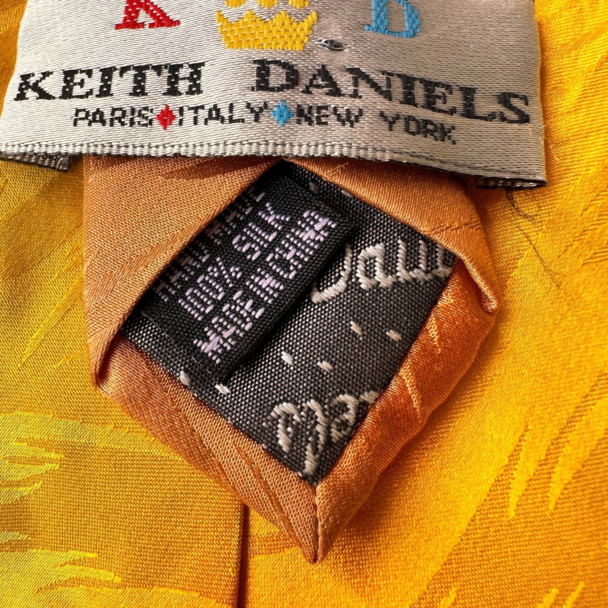 Handmade × Vintage Happy Halloween Mummy Necktie Vintage Keith Daniels Silk Tri Size ONE SIZE - 12 Thumbnail