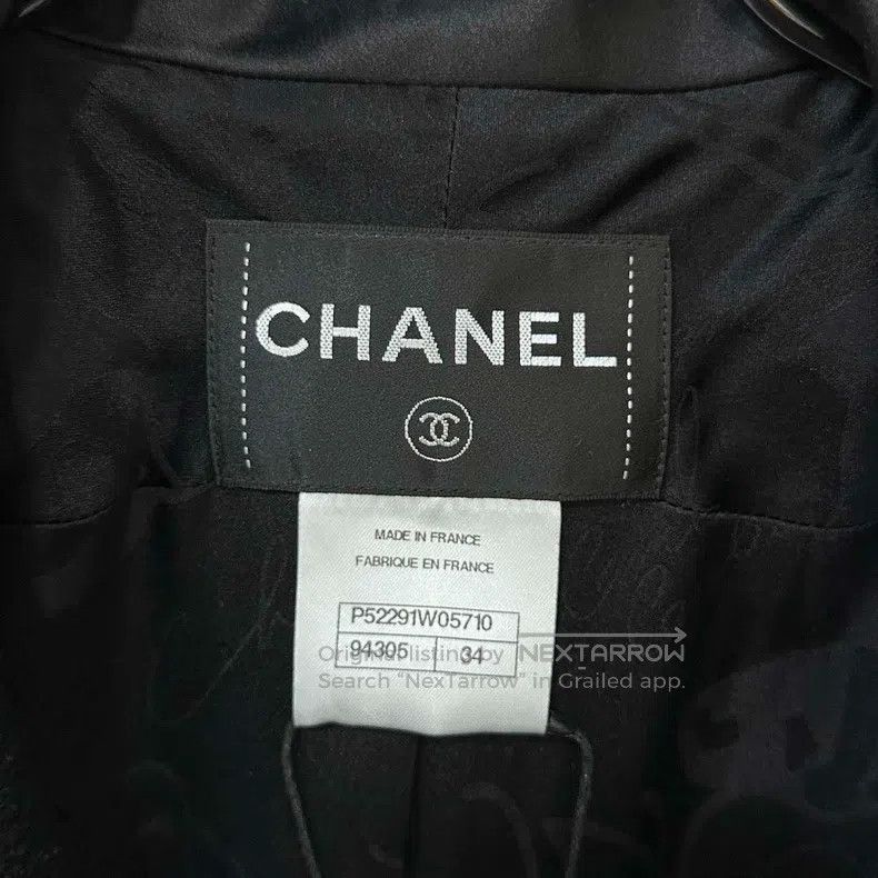 Chanel Chanel Crystal button wool coat Size XXS / US 00 / IT 34 - 5 Thumbnail