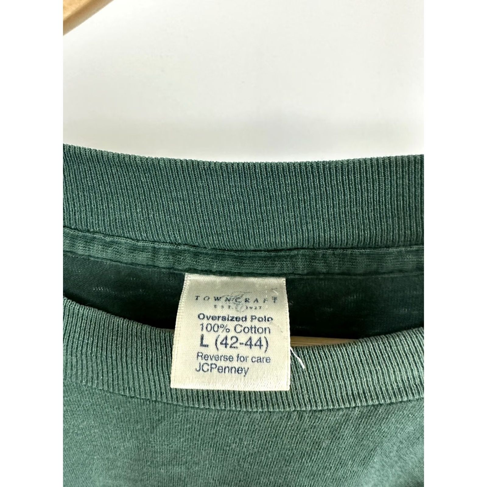 Vintage VTG TownCraft Pocket Front Long Sleeve WIP Green T-Shirt Size L Mens Size US L / EU 52-54 / 3 - 3 Thumbnail
