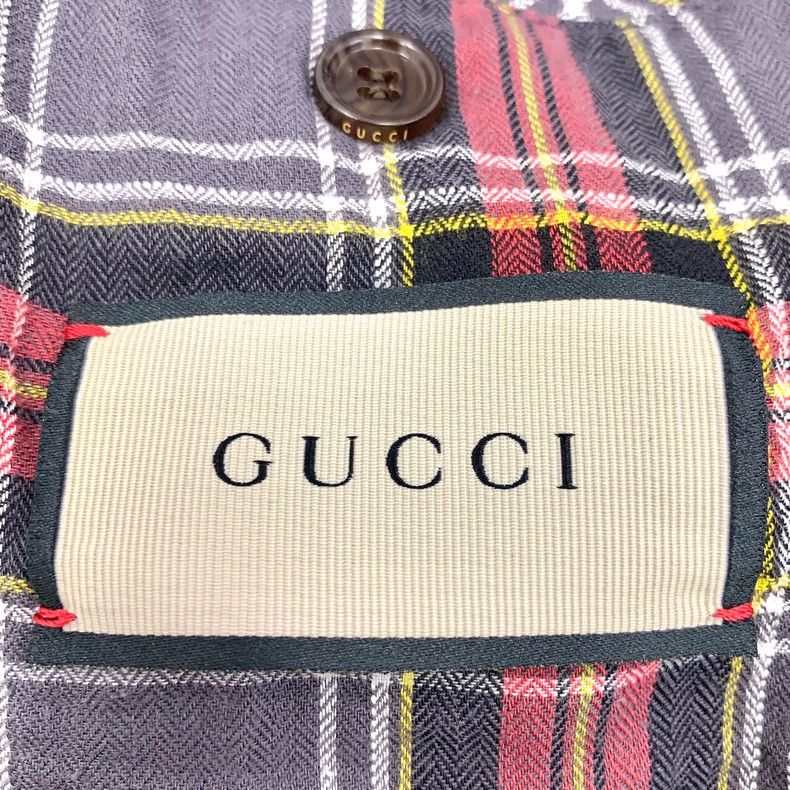 Gucci Gucci Dark blue logo plush cotton lapel single-breasted lon Size US S / EU 44-46 / 1 - 7 Thumbnail