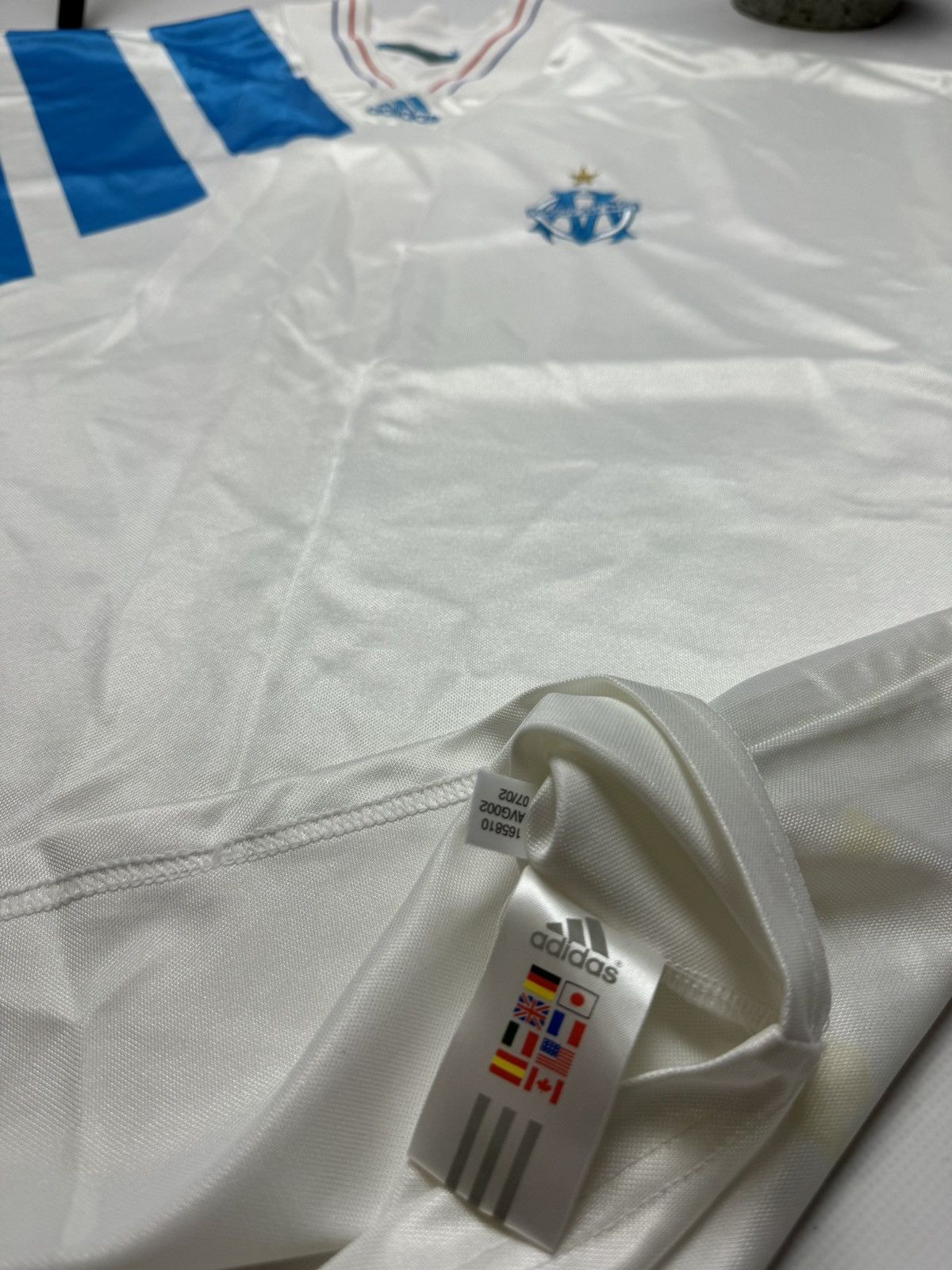 Adidas × Vintage Rare vintage Adidas Olympique marseille 1993 y2k Size US L / EU 52-54 / 3 - 9 Thumbnail
