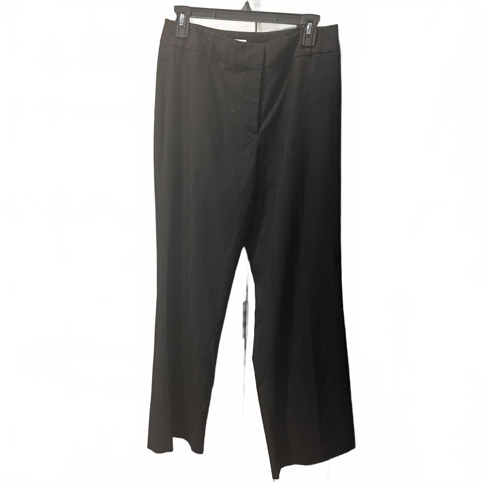 Other Woman’s Investments Black Pinstripe Dress Pants Size 30" / US 8 / IT 44 - 1 Thumbnail