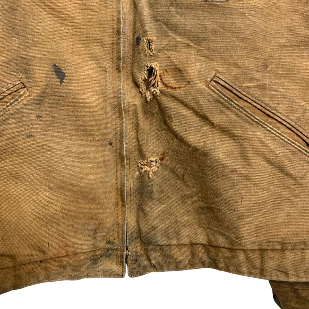 Carhartt 🔥VTG DISTRESSED DETROIT CARHARTT JACKETS Size US XXL / EU 58 / 5 - 4 Thumbnail