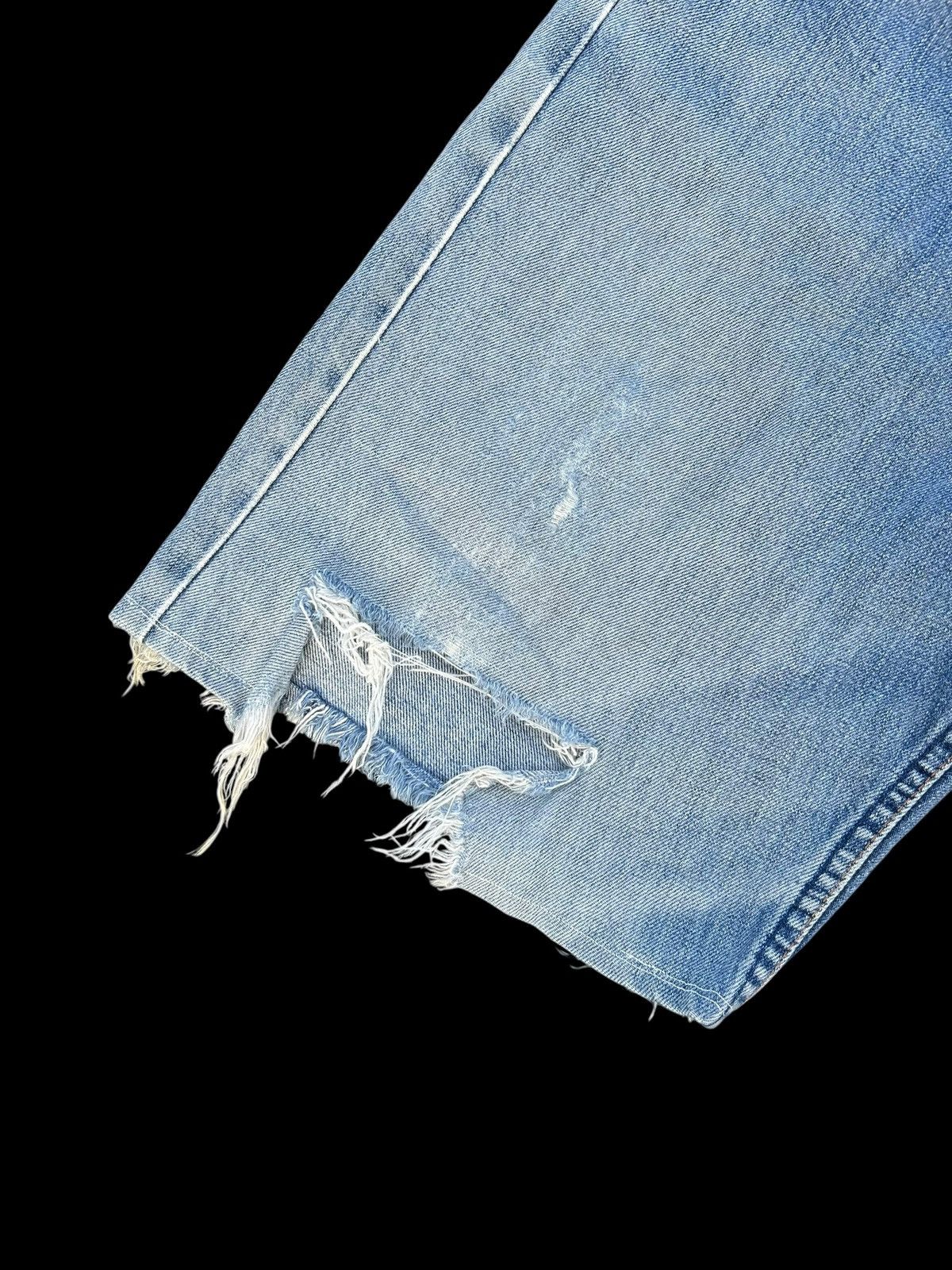 Japanese Brand × Kapital × Vintage THRASHED Levis Selvedge Vintage Distressed Short Denim Size US 32 / EU 48 - 4 Thumbnail