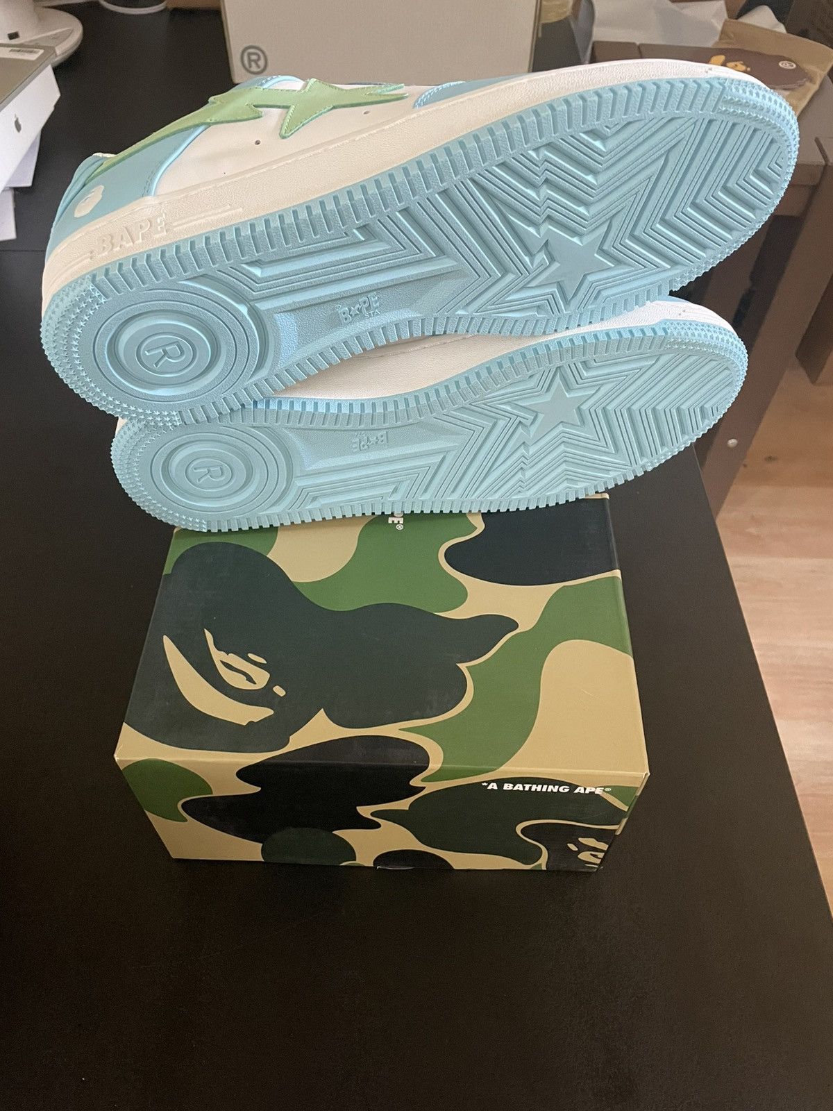 Bape Bape Sta Low Pastel Blue Size US 9.5 / EU 42-43 - 5 Thumbnail