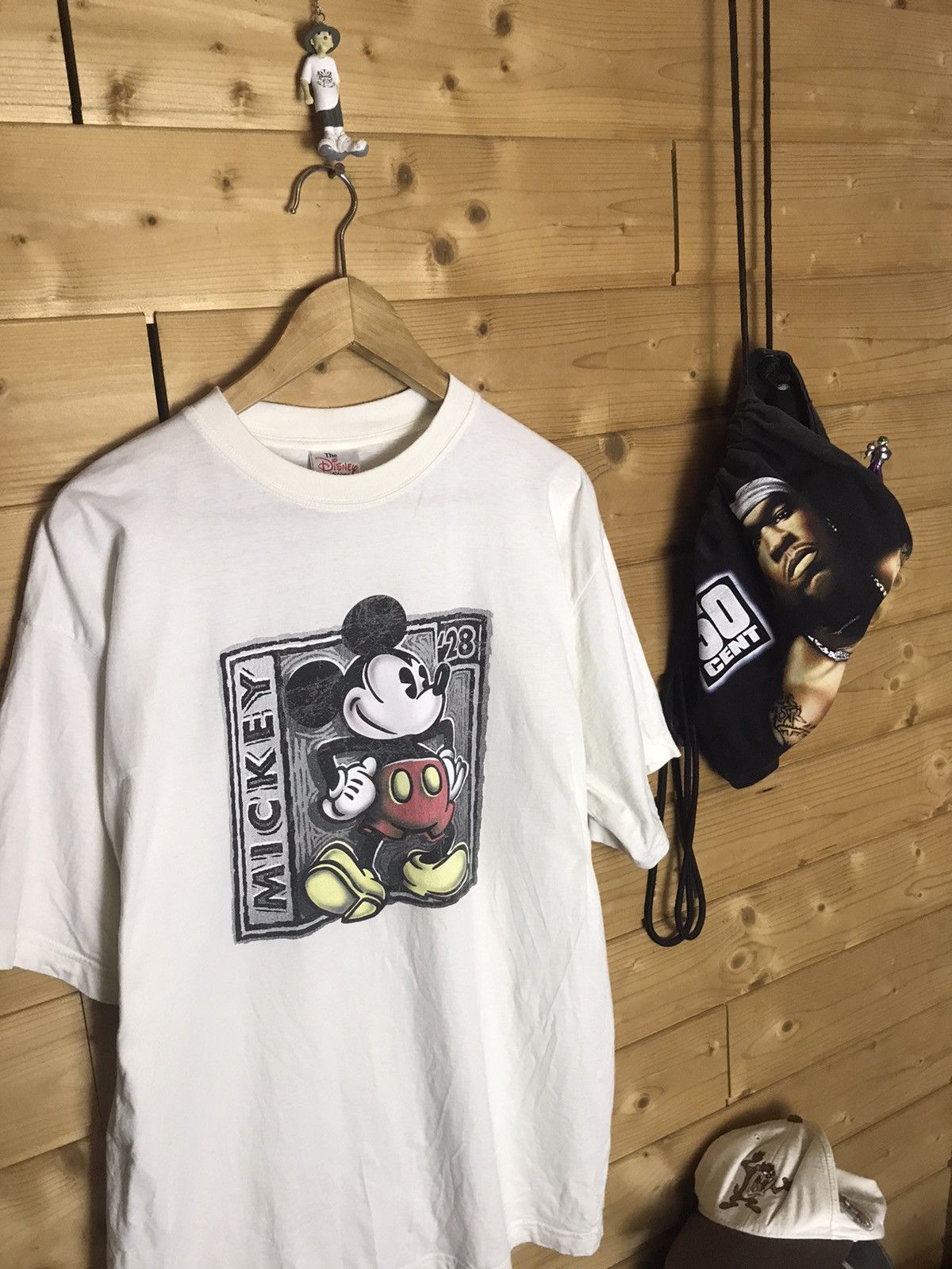 Disney Vintage 90’s Disney Mickey Mouse t-shirt Size US XL / EU 56 / 4 - 1 Thumbnail
