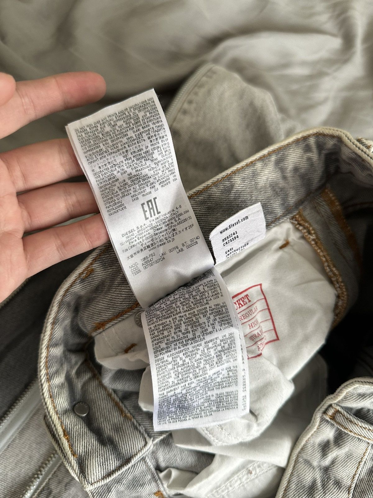 Diesel Diesel Side Double Zipper Jeans Size US 34 / EU 50 - 12 Thumbnail