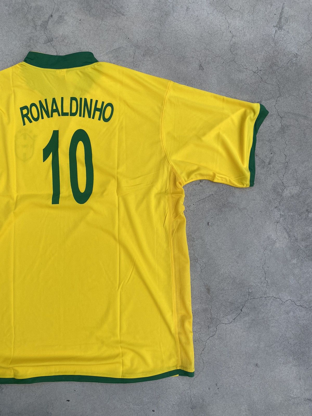 Vintage Blokecore Vintage Brazil #10 RONALDINHO Soccer Jersey Size US XXL / EU 58 / 5 - 4 Thumbnail