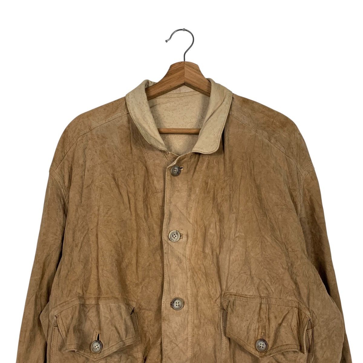 Vintage Vintage Italian Designer Remo Mercalli Suede Leather Jacket Size US M / EU 48-50 / 2 - 2 Thumbnail