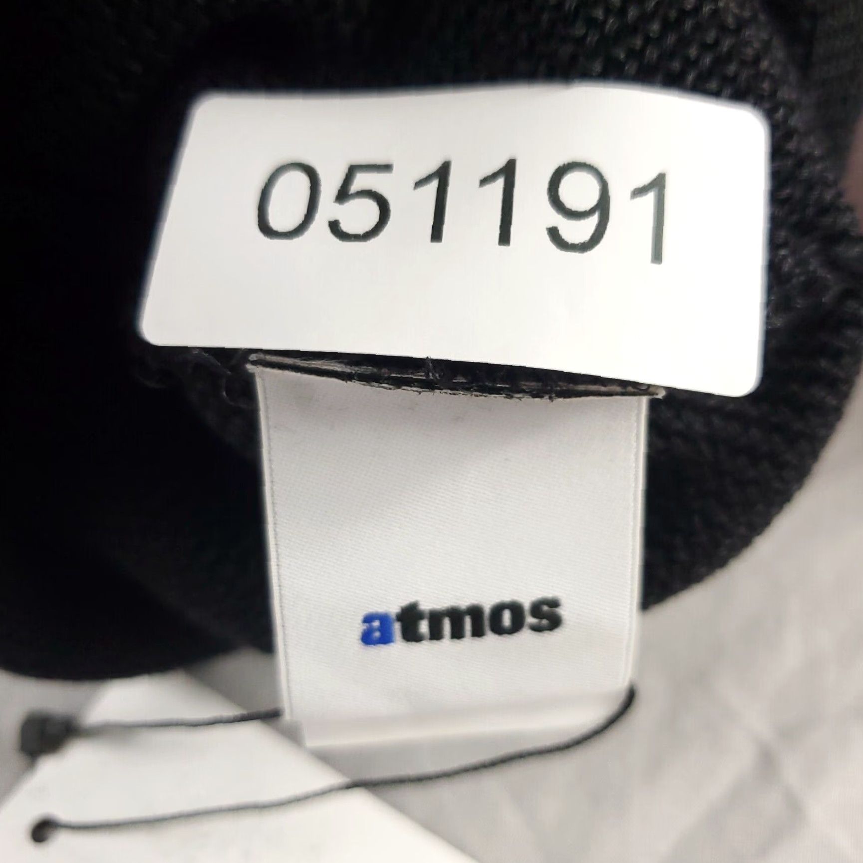 Vintage Atmos Beanie Mens One Size Black Cuffed Knit Size ONE SIZE - 4 Thumbnail