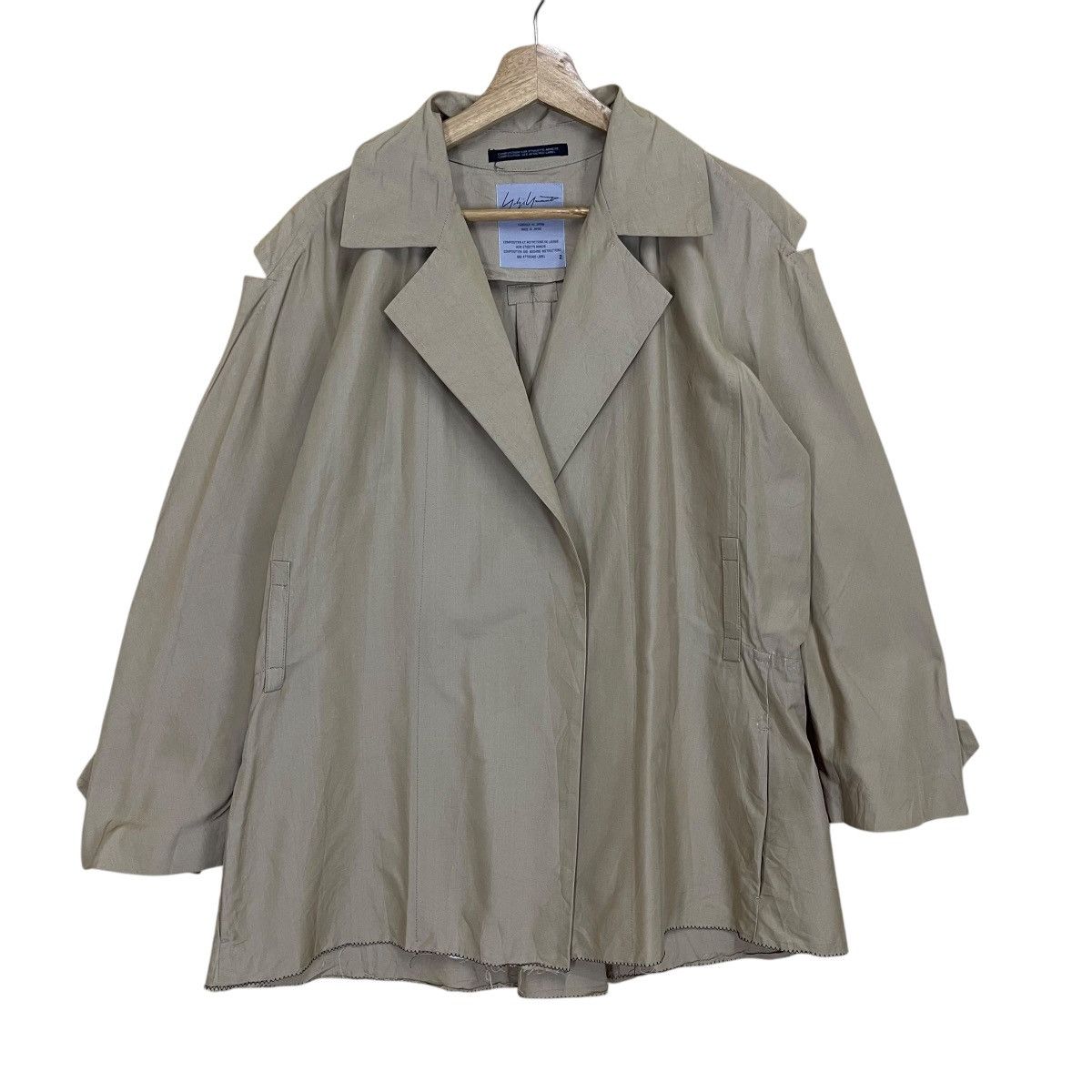 Japanese Brand Yohji Yamamoto Signature Hidden Button Jacket Size M / US 6-8 / IT 42-44 - 2 Thumbnail