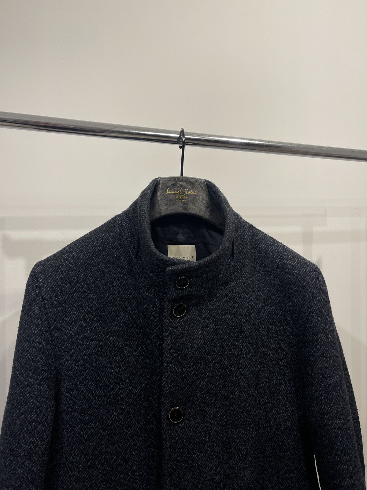 Bugatti Bugatti Men’s Wool Blend Overcoat - Bellandi Ecowool Size M Size US M / EU 48-50 / 2 - 5 Thumbnail
