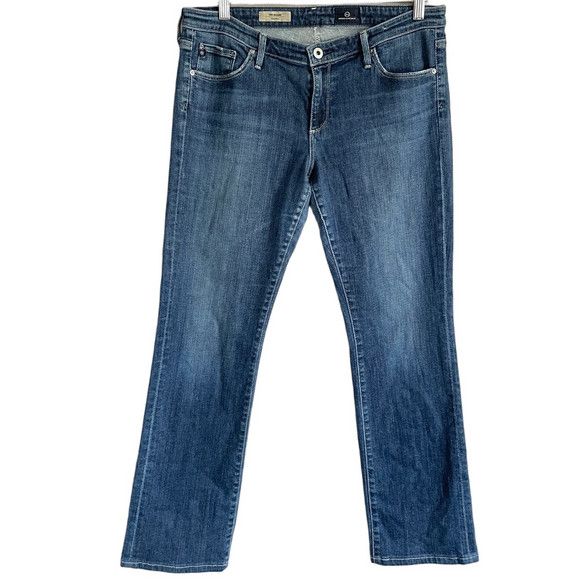 AG Adriano Goldschmied AG Jeans Dark Wash Ballad Slim Boot Cut Jeans - 32-34" Size 33" - 2 Thumbnail
