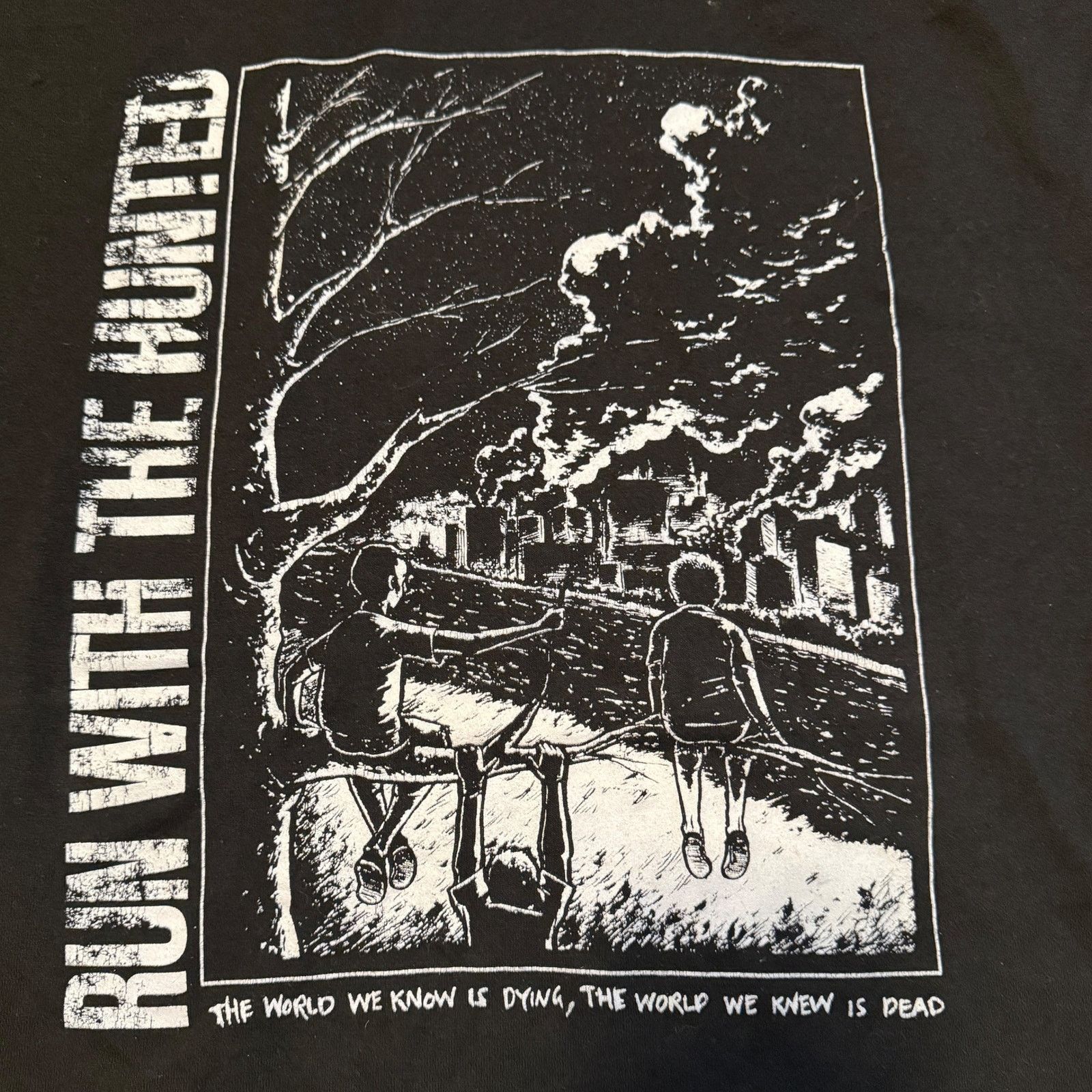 Band Tees Run With The Hunted Band Of Course Its Dark Size M Deaf Club Size US M / EU 48-50 / 2 - 2 Thumbnail
