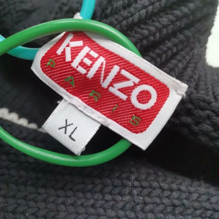 Kenzo Kenzo x Nigo Black Logo Knit Sweater -2507 Size US XL / EU 56 / 4 - 3 Thumbnail