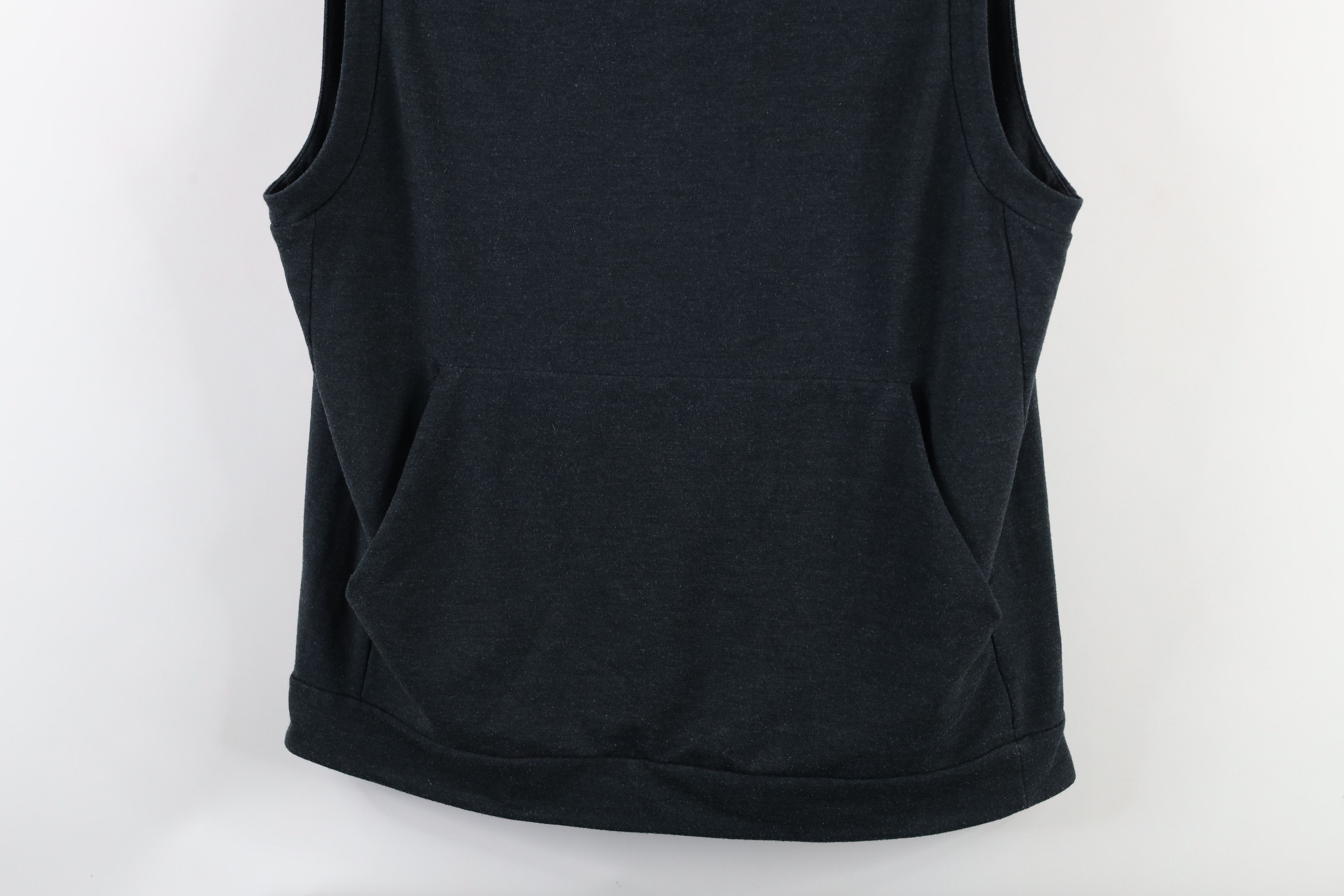 Nike × Vintage Nike Sleeveless Training Hoodie Sweatshirt Charcoal Gray Size US M / EU 48-50 / 2 - 3 Thumbnail