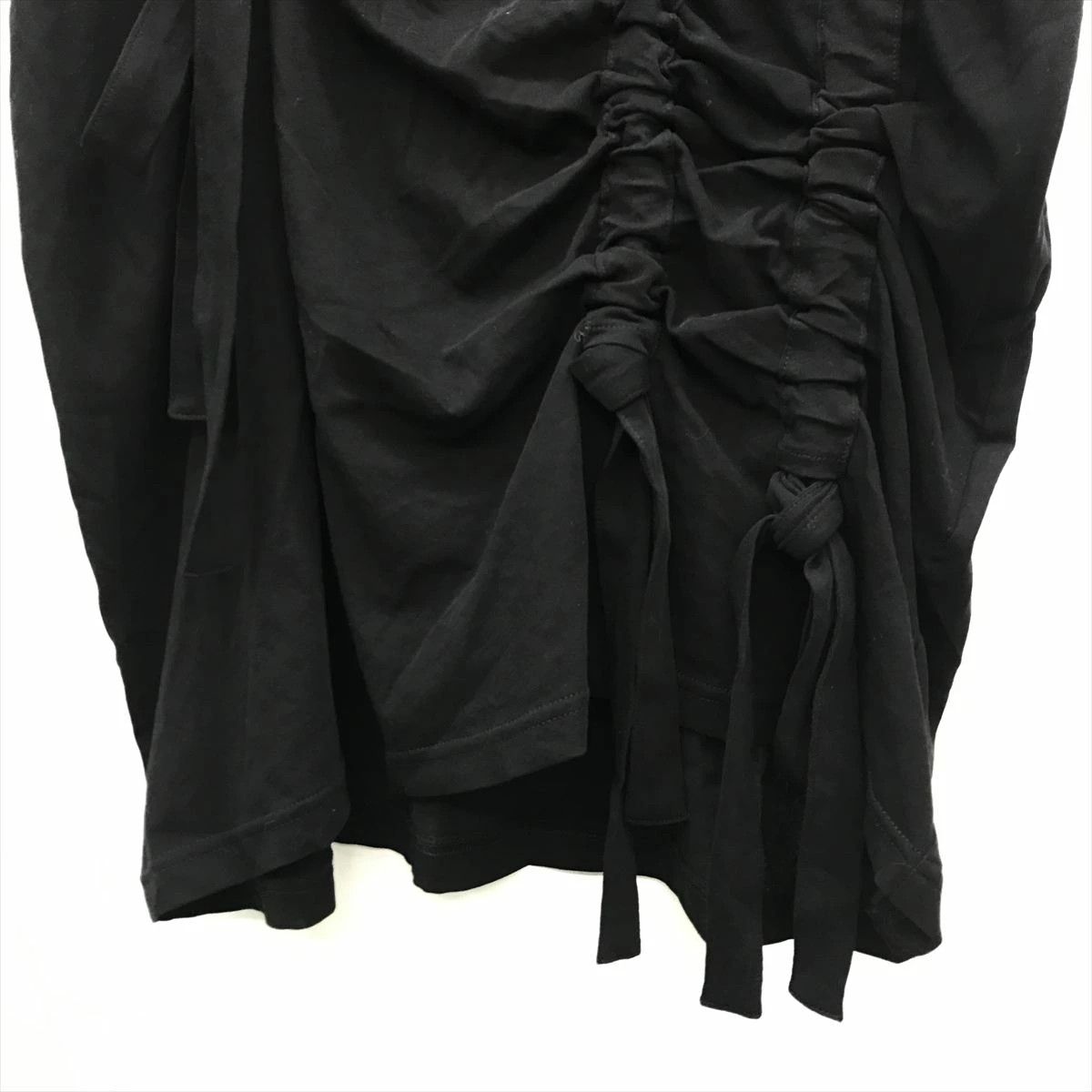 Yohji Yamamoto Yohji Yamamoto POUR HOMME BLK/Adjustable drawstring T-shirt Size US L / EU 52-54 / 3 - 6 Thumbnail