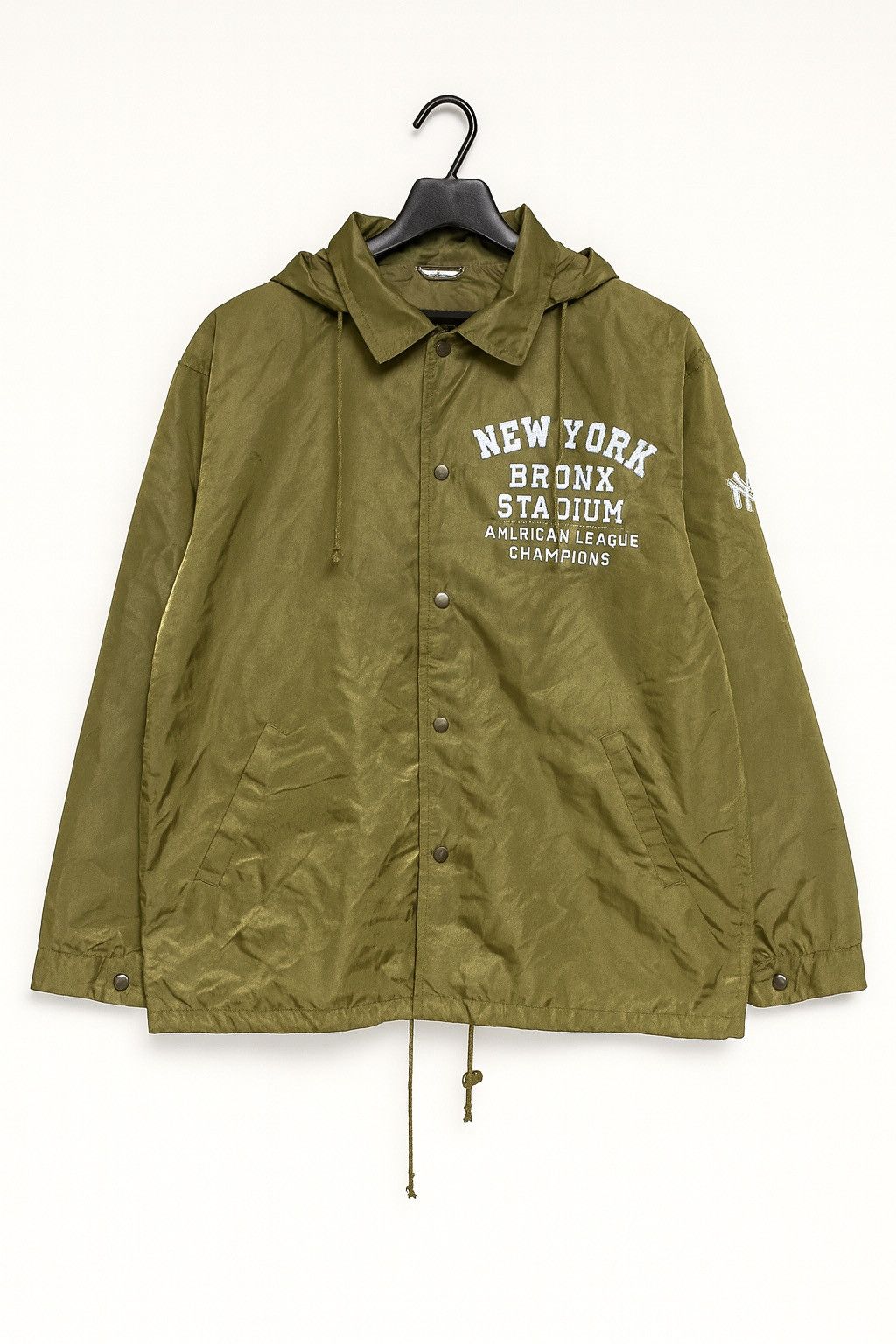Japanese Brand Vintage OP International “New York Stadium” Coach Jacket Size US M / EU 48-50 / 2 - 2 Thumbnail