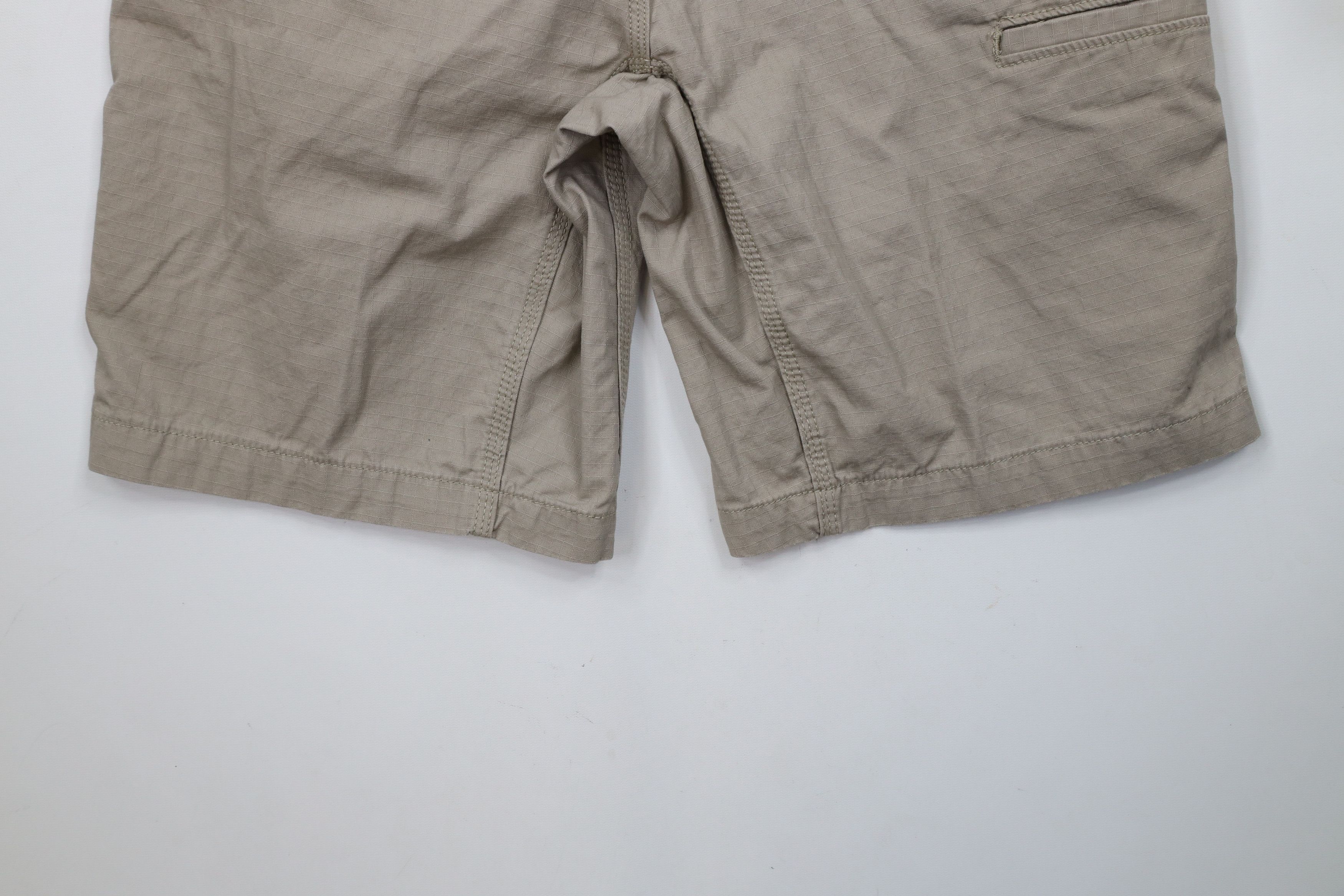 Carhartt × Vintage Vintage Carhartt Spell Out Relaxed Fit Ripstop Shorts Beige Size US 30 / EU 46 - 10 Thumbnail