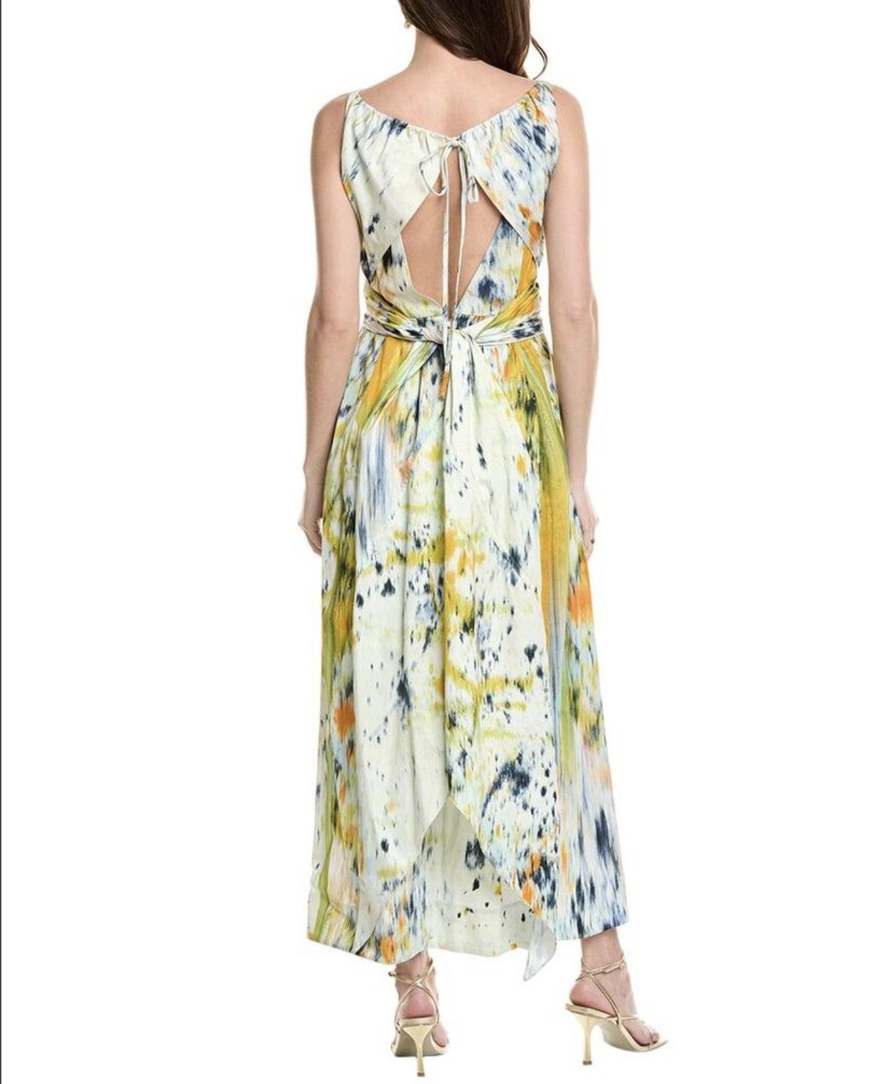 Oscar De La Renta Oscar de la Renta Halter Abstract Maxi Dress size 12 Size XL / US 12-14 / IT 48-50 - 5 Thumbnail