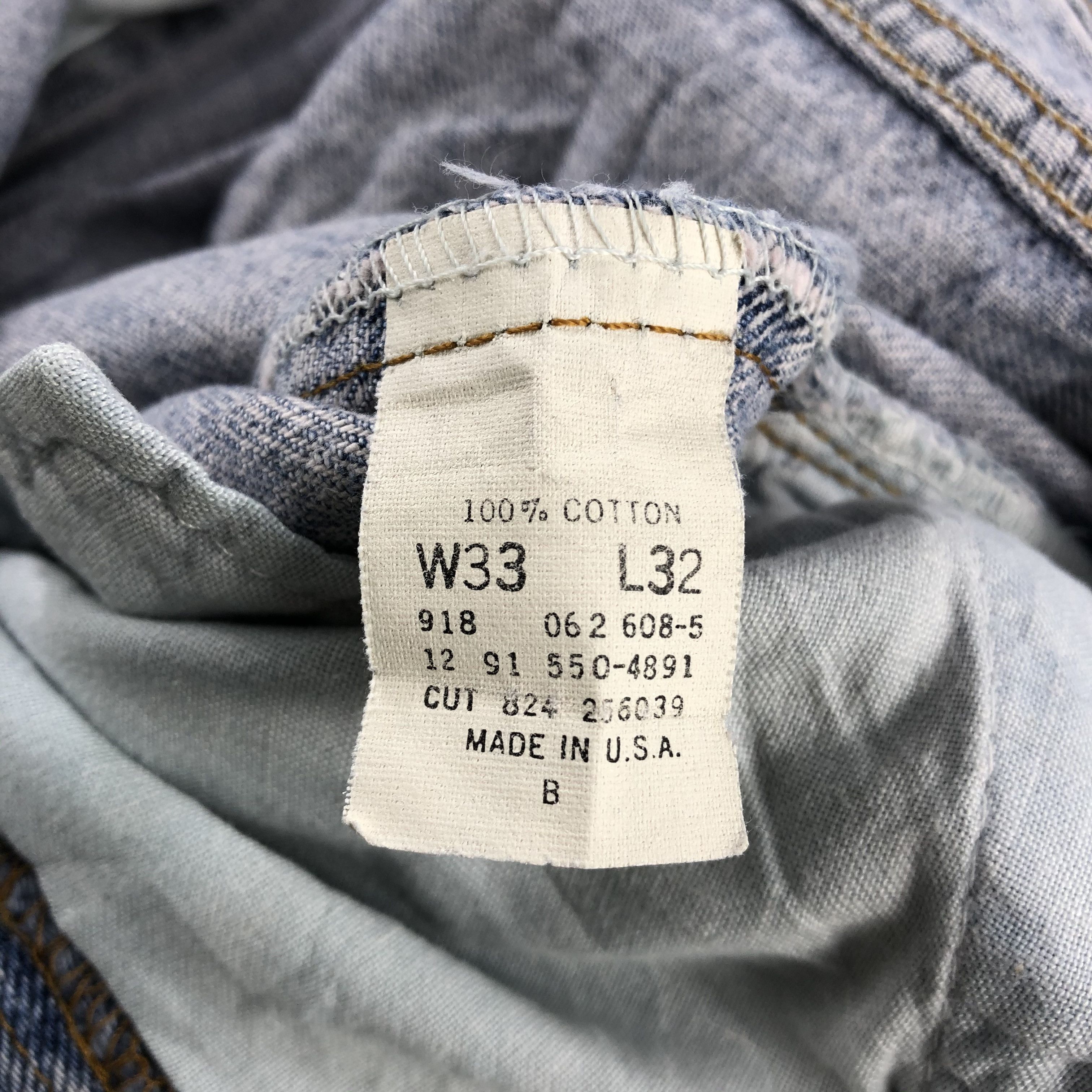 Levi's Vintage 90s Levis 550 Jeans Medium Wash Denim KJ928 Size US 33 - 16 Thumbnail