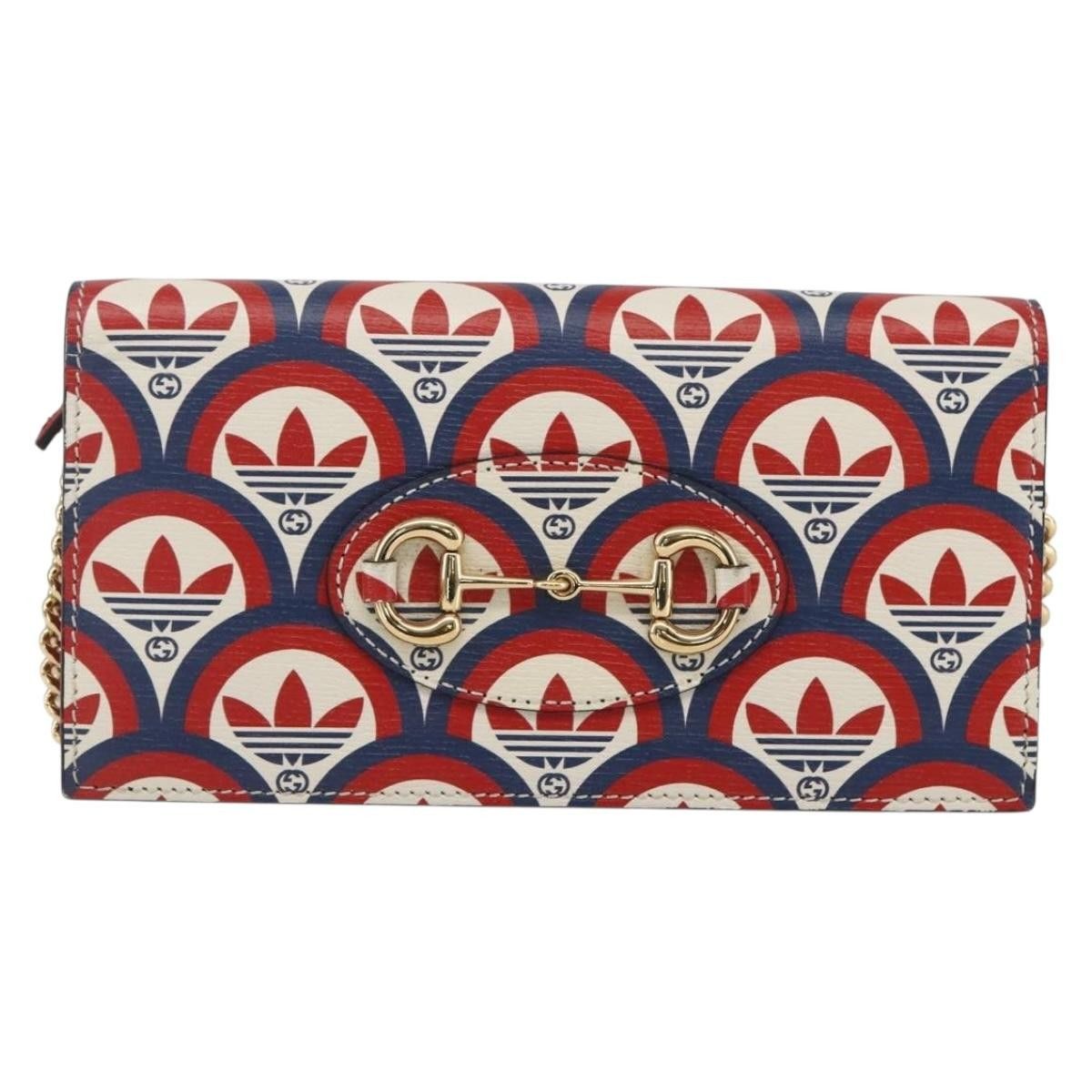 Gucci Gucci x adidas Wallet on Chain Leather Size ONE SIZE - 1 Thumbnail