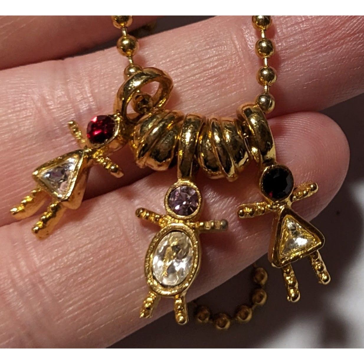 Other Gold Birthstone Kid Figural Charm Necklace Size ONE SIZE - 9 Thumbnail