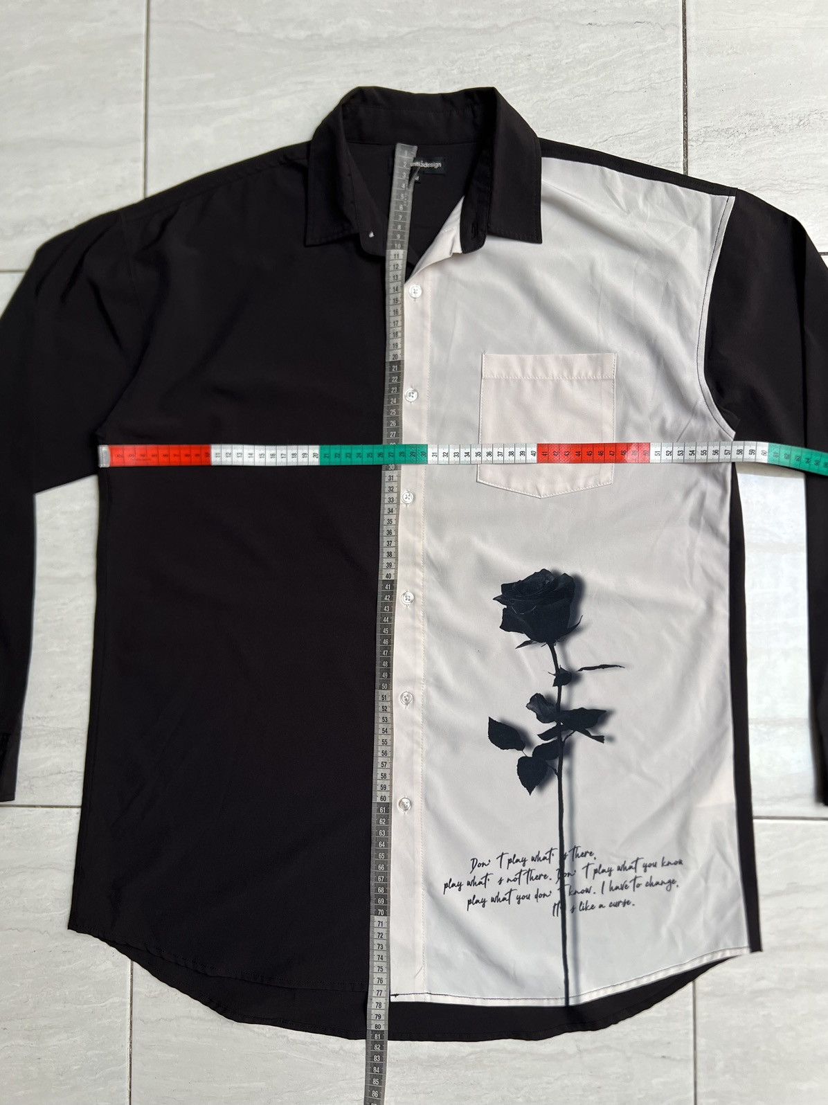 semanticdesign SEMANTIC DESIGN Rose Motive Shirt Size US L / EU 52-54 / 3 - 2 Thumbnail