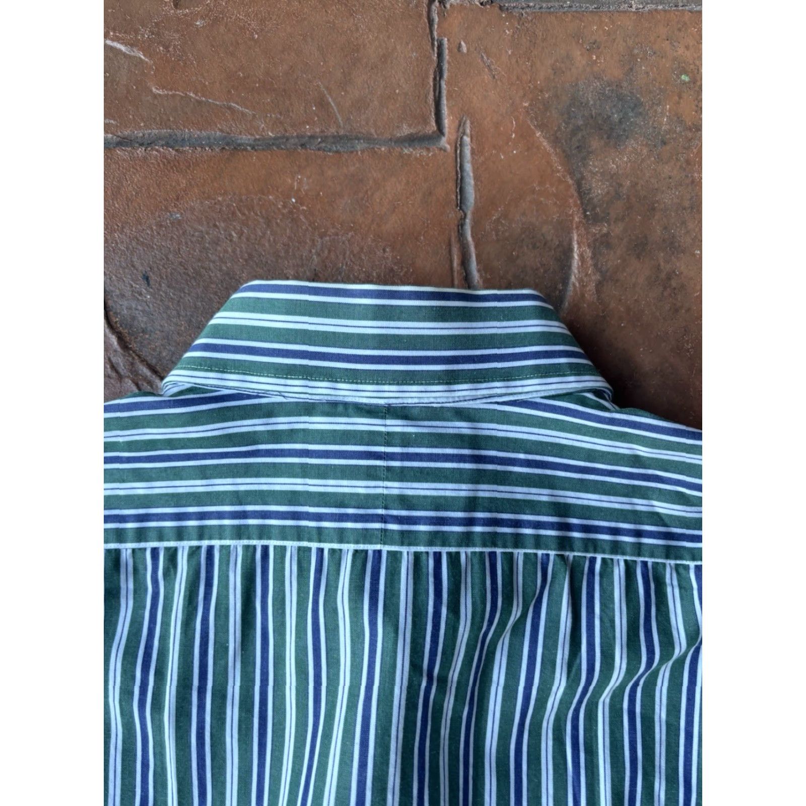 Polo Ralph Lauren VINTAGE Polo Ralph Lauren Curham Striped Button Shirt Mens 15 32/33 Size US M / EU 48-50 / 2 - 7 Thumbnail