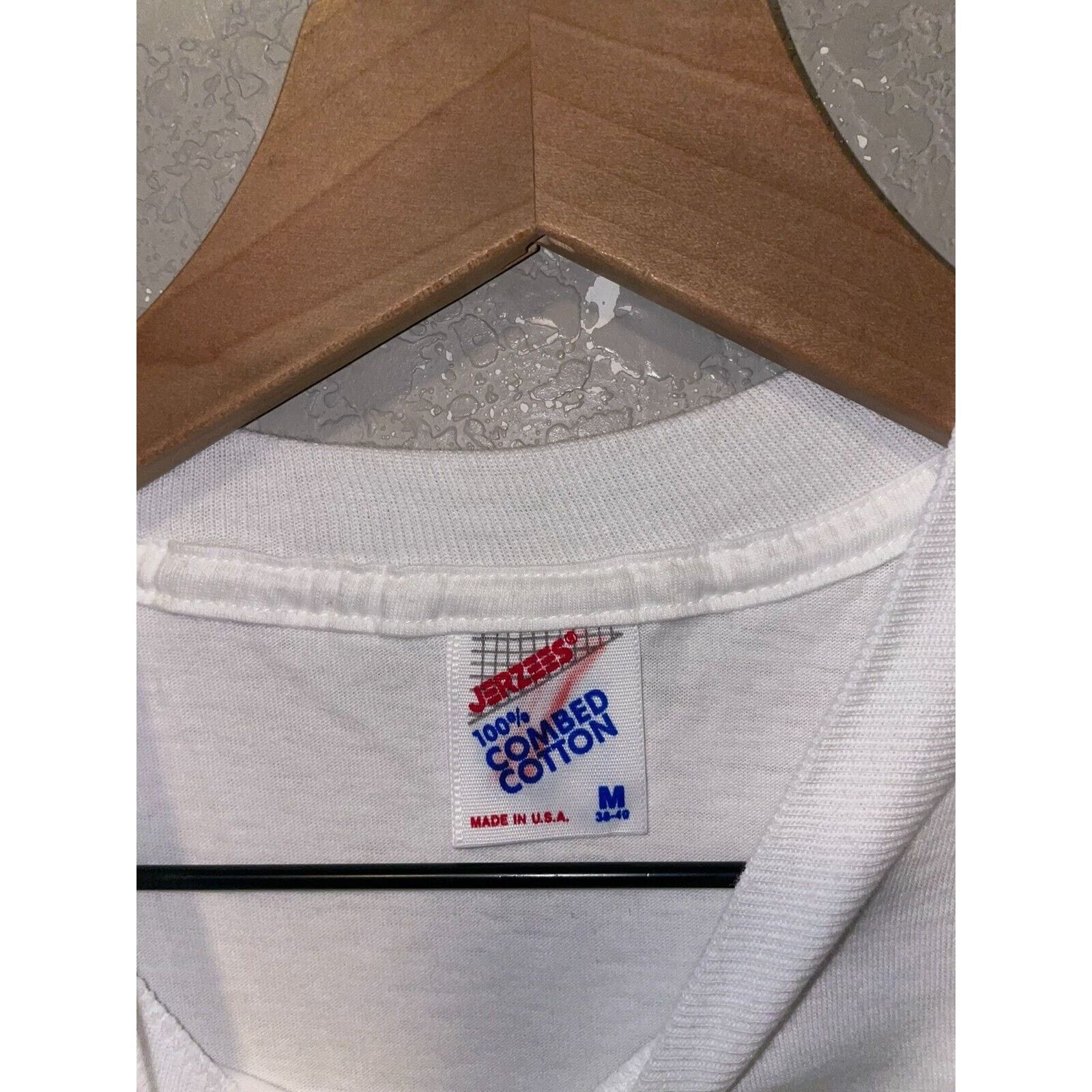 Jerzees Vintage Rocky Mountain Shirt Distrubting White Tee VTG 90s M Size US M / EU 48-50 / 2 - 6 Thumbnail