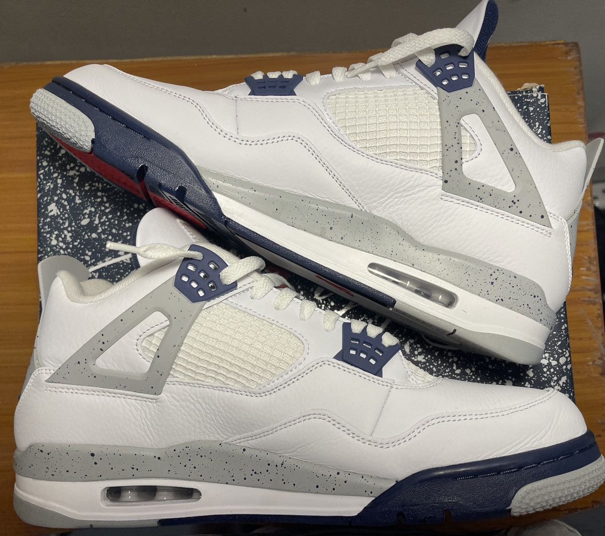 Jordan Brand Air Jordan 4 Retro Midnight Navy DH6927-140 Size US 14 / EU 47 - 2 Thumbnail