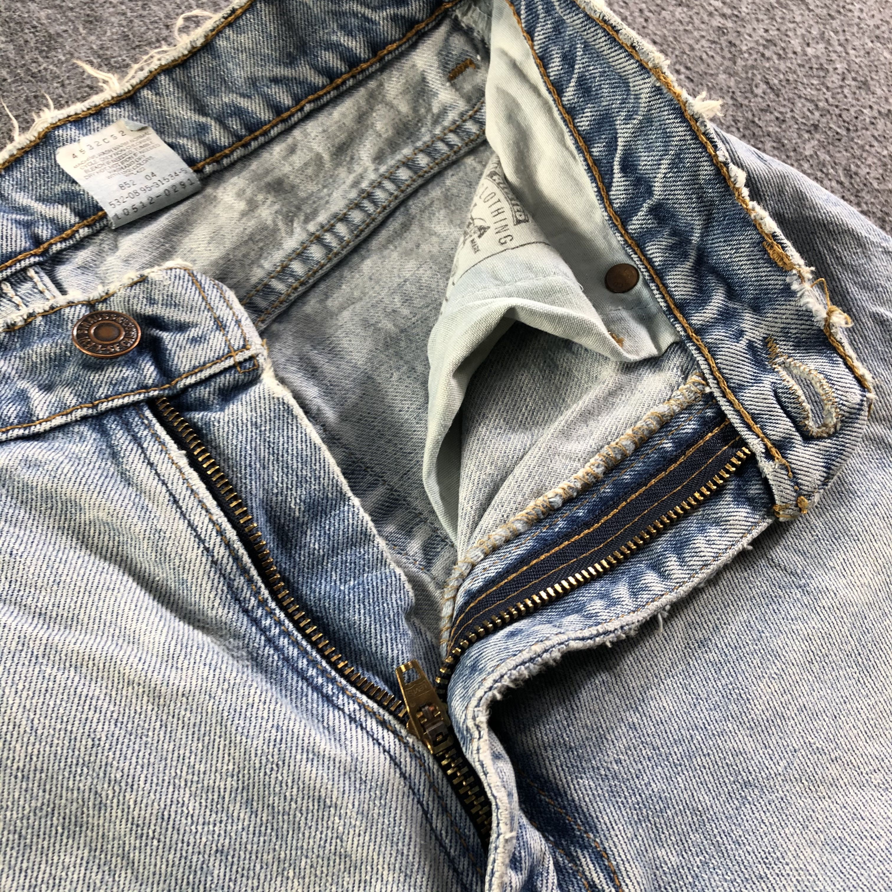 Levi's 90s Vintage Light Wash Levis 512 Jeans-J4303 Size US 27 - 9 Thumbnail