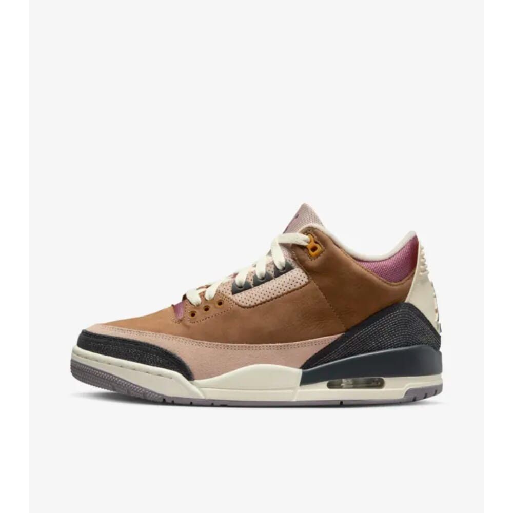 image of Nike Air Jordan 3 Retro Se Archaeo Brown Dr8869-200 Shoes in Archaeo Brown/Dark Smoke Grey (Size 10