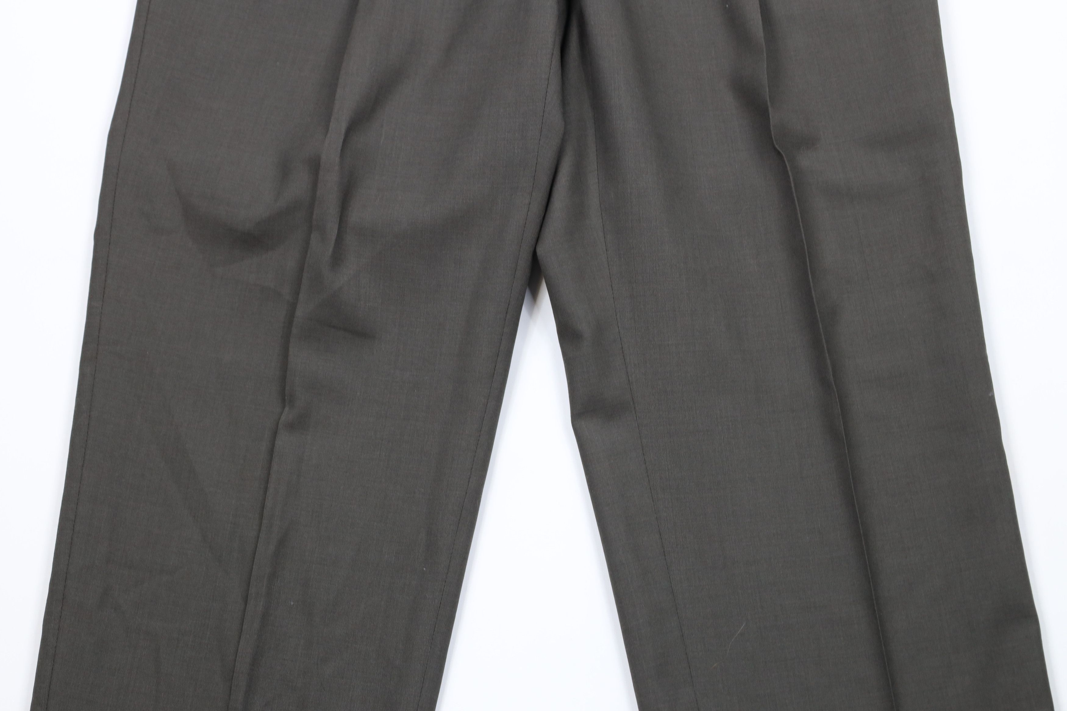 Ralph Lauren × Vintage Vintage 90s Ralph Lauren Cuffed Wide Leg Chino Pants Green Size US 34 / EU 50 - 3 Thumbnail