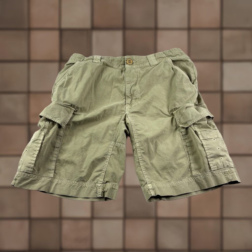 Gramicci Cargo Shorts Mens 32 Beige Cargo Shorts Mens 32 Beige Regular Front Pockets Logo Gramicci Casual Travel Workwear Men Beige 32 Gramicci