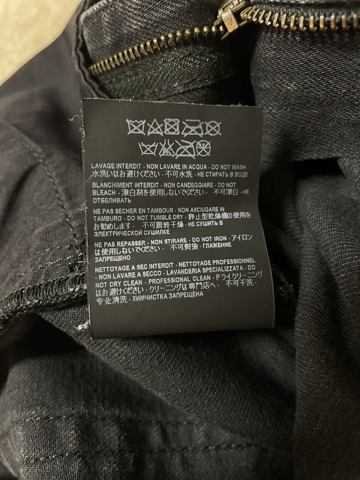 Saint Laurent Paris Saint Laurent Dark Grey Skinny Jeans Size US 31 - 9 Thumbnail