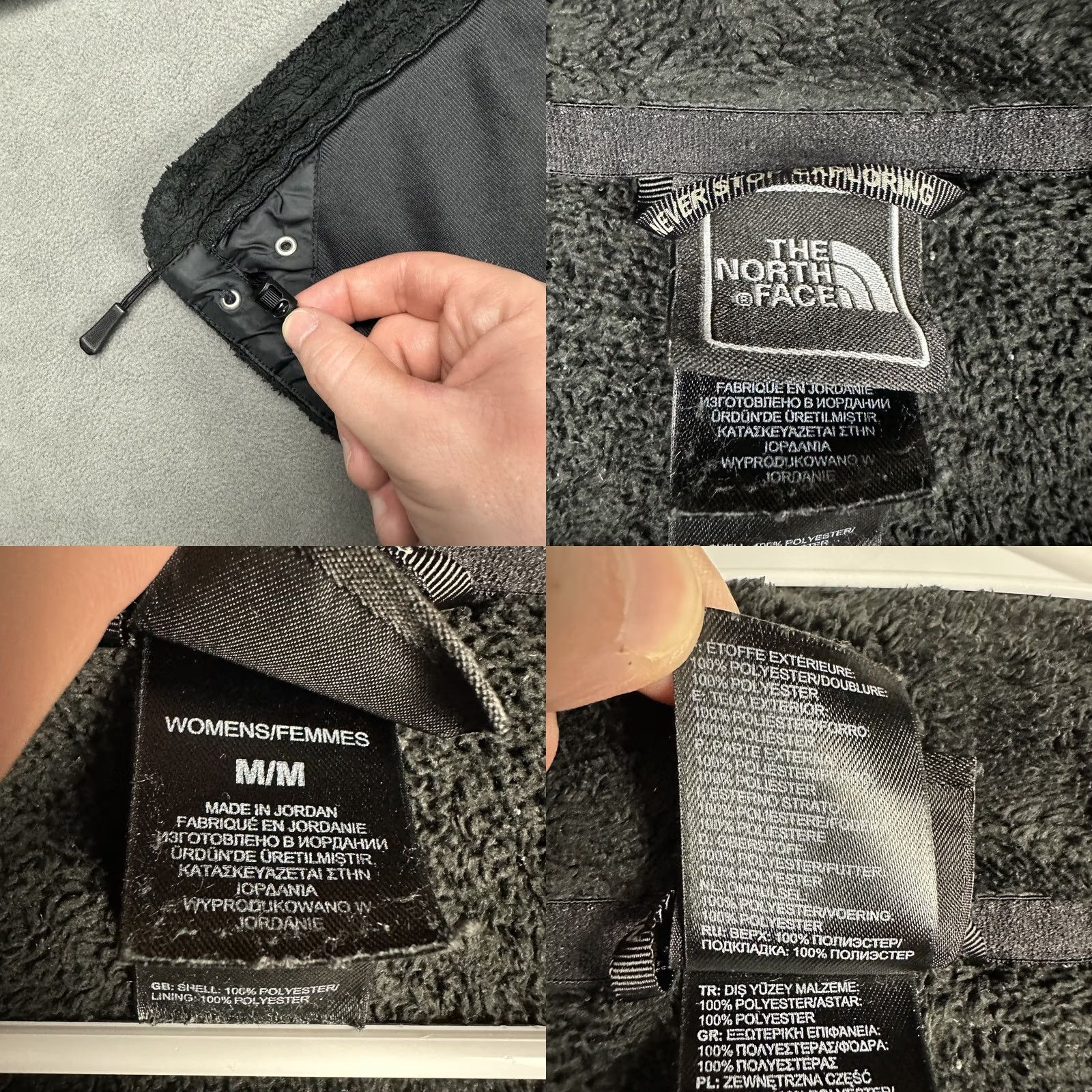 The North Face The North Face Jacket Womens Medium Black Osito 2 Fleece Full Zip High Pile Size M / US 6-8 / IT 42-44 - 9 Thumbnail