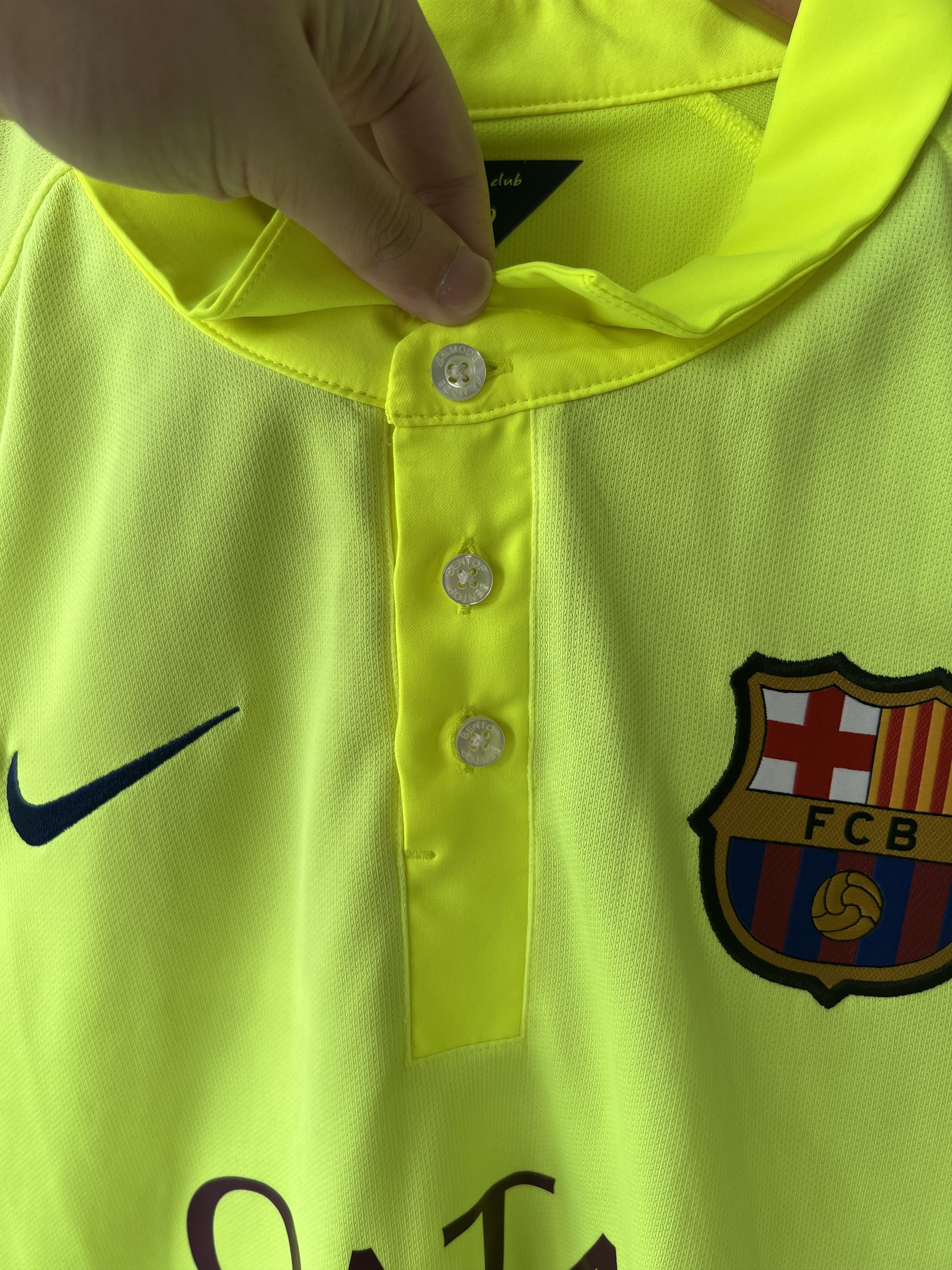 Nike (M) Barcelona 2014-15 Third Kit Messi #10 Size US M / EU 48-50 / 2 - 6 Thumbnail
