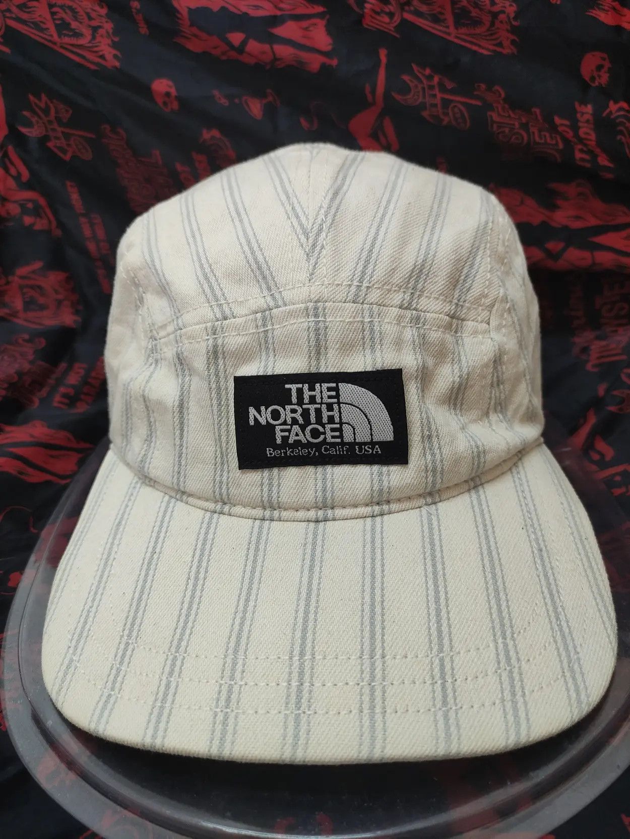 The North Face THE NORTH FACE HIKORY STRIPE VINTAGE 5 PANEL CAP Size ONE SIZE - 8 Thumbnail