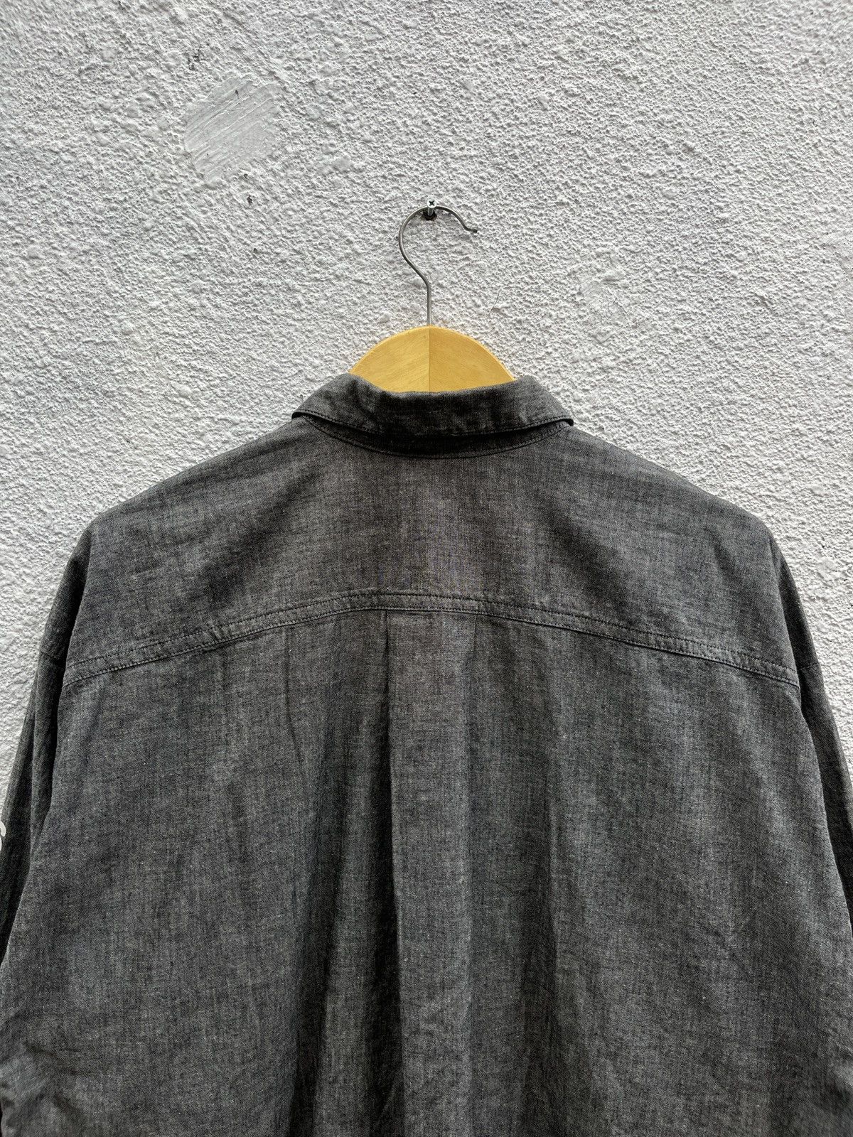 Issey Miyake Vintage Issey Miyake IS Big Pockets Oversized Chambray Size US L / EU 52-54 / 3 - 10 Thumbnail