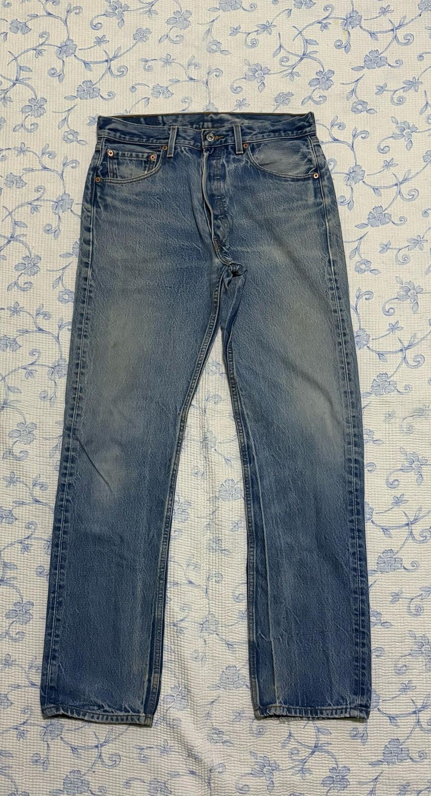 Levi's × Levi's Vintage Clothing Levis 501 Distressed Denim Pant Size US 32 / EU 48 - 2 Thumbnail