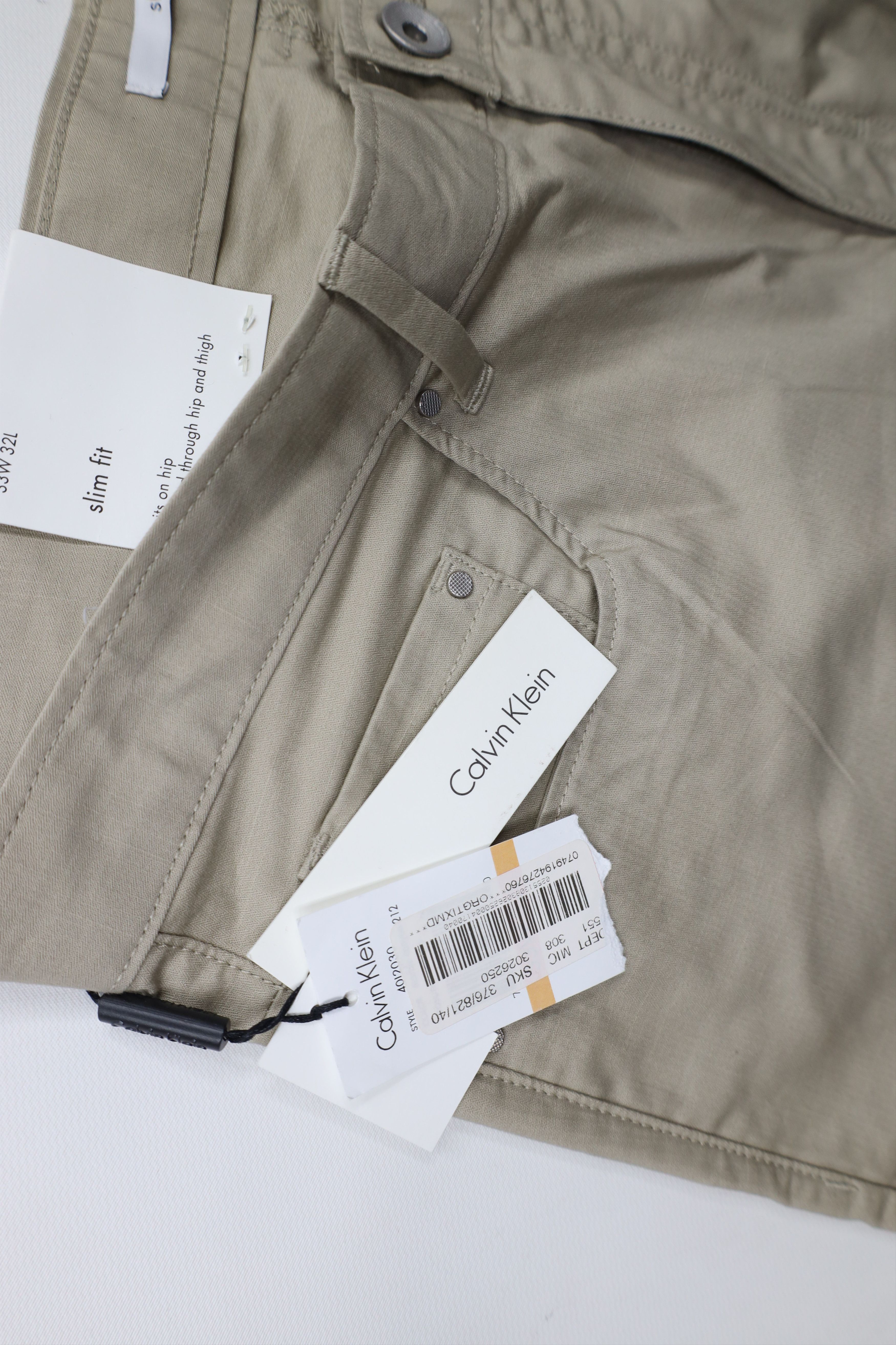 Calvin Klein × Vintage Deadstock Vintage Y2K Calvin Klein Straight Leg Chino Pants Size US 33 - 7 Thumbnail