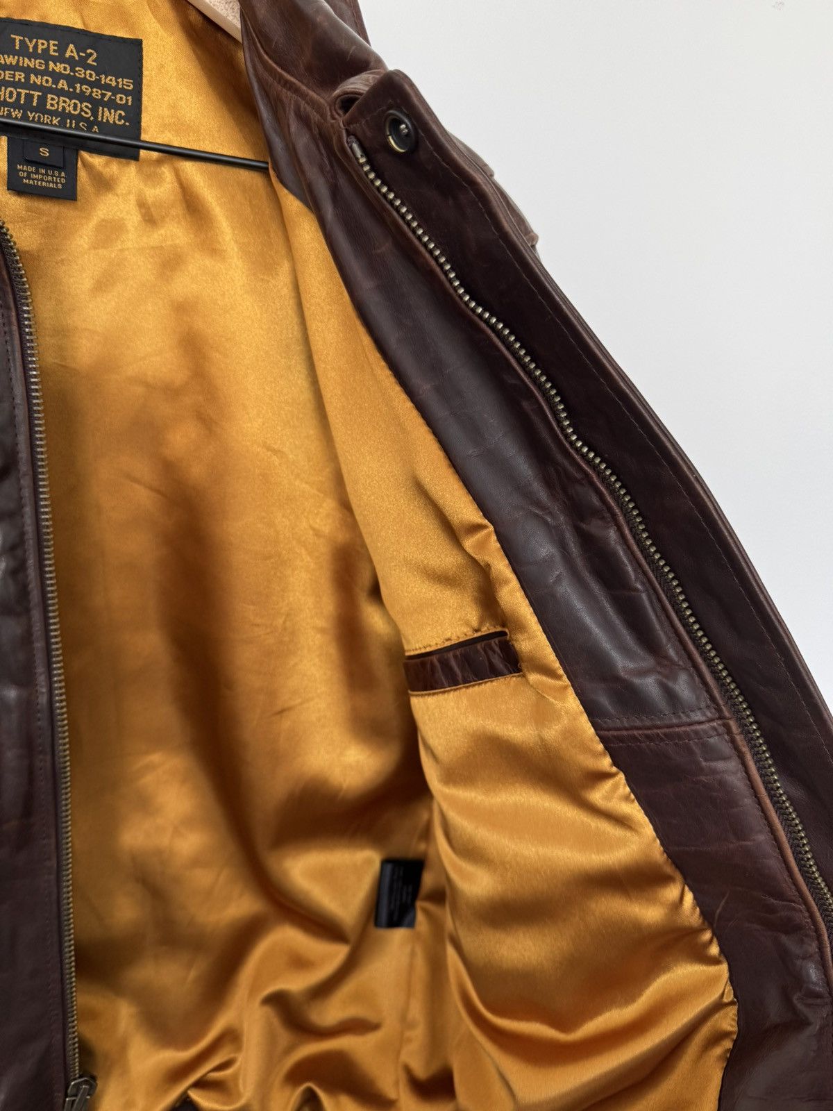 Schott Like new Schott Bomber Leather Jacket Size US M / EU 48-50 / 2 - 4 Thumbnail